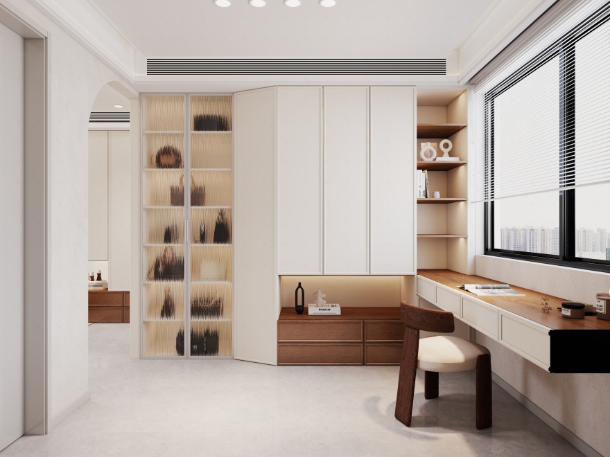 小户型也能拥有开放式厨房的奶油中古风丨中国西安丨武丹-10