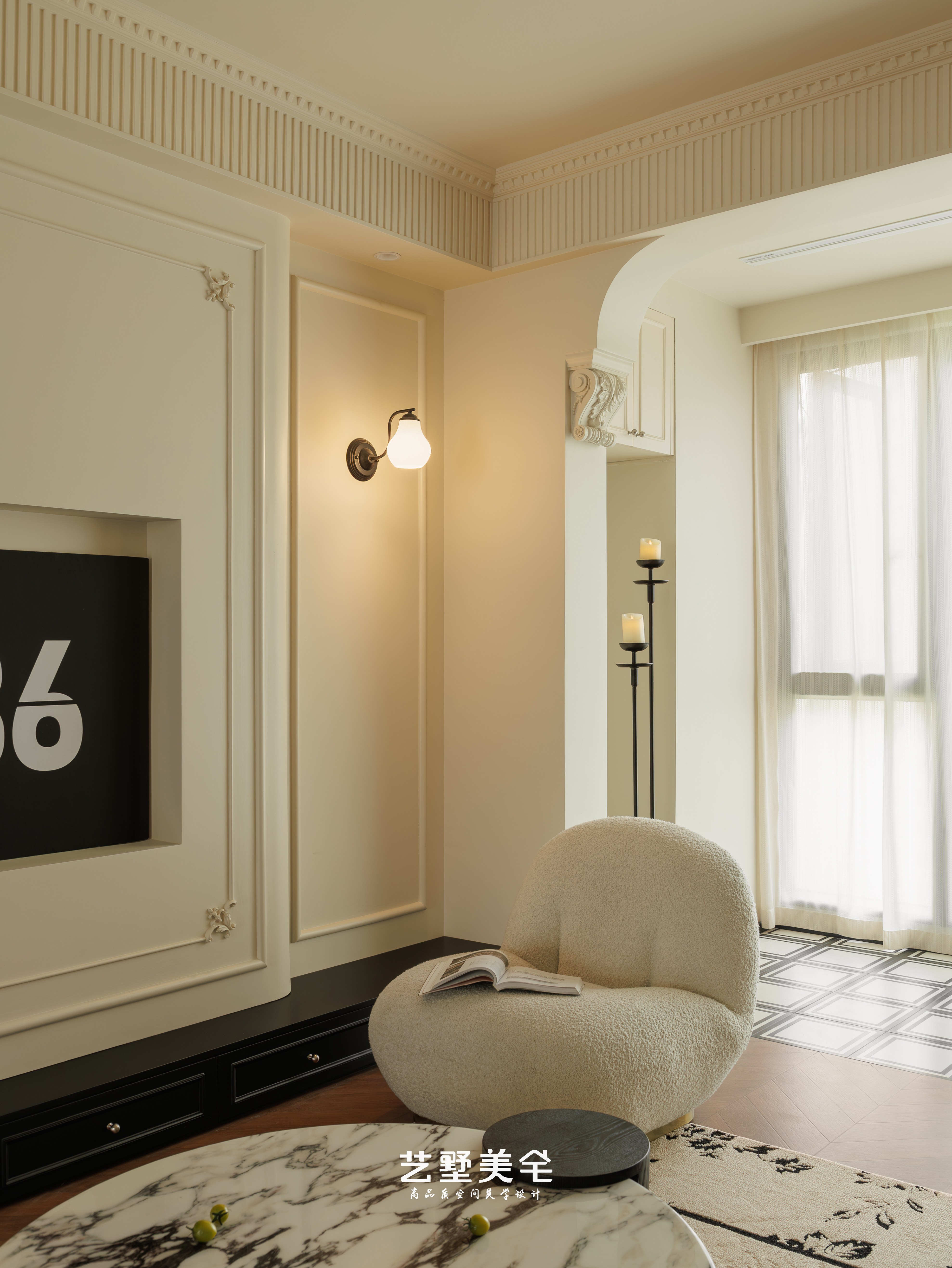 【棕调拾光】89㎡棕调法式 一场温暖与精致的邂逅丨中国合肥丨合肥艺墅美宅设计-23