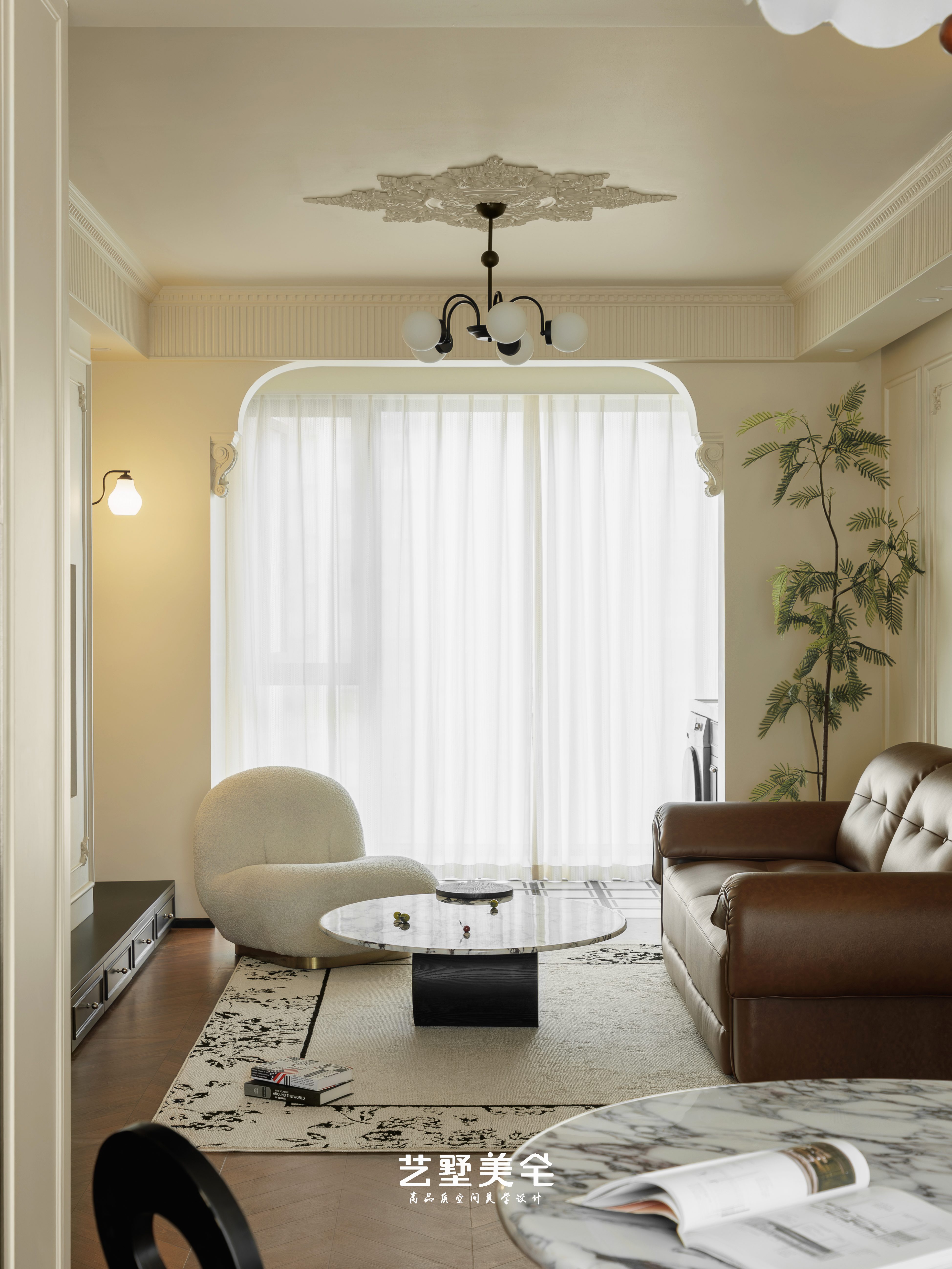 【棕调拾光】89㎡棕调法式 一场温暖与精致的邂逅丨中国合肥丨合肥艺墅美宅设计-25