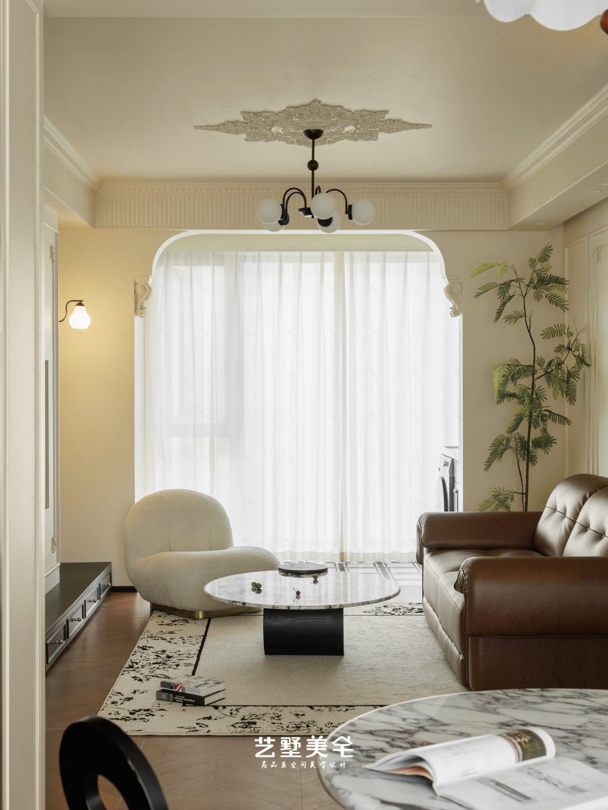 【棕调拾光】89㎡棕调法式 一场温暖与精致的邂逅丨中国合肥丨合肥艺墅美宅设计-25