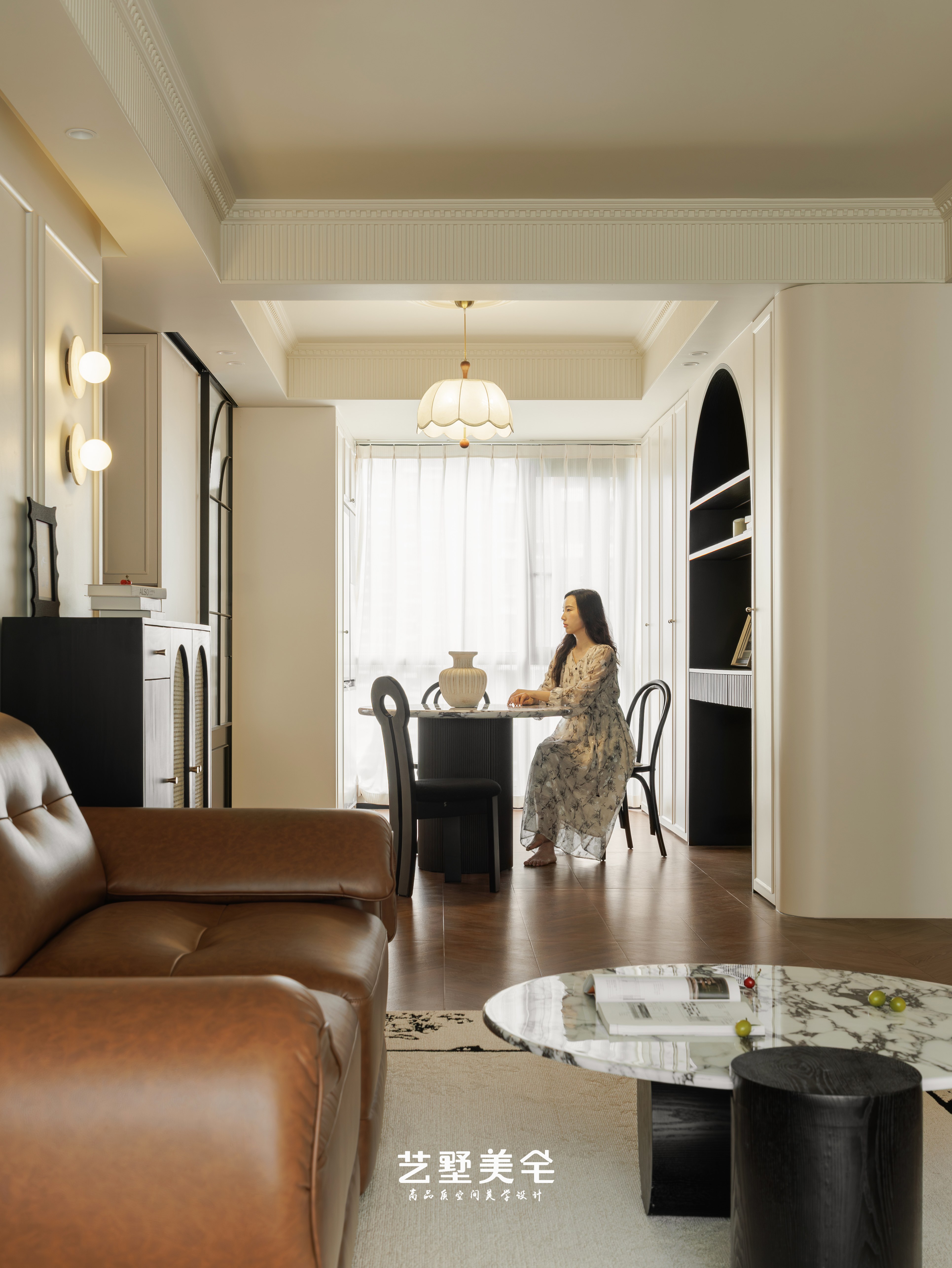 【棕调拾光】89㎡棕调法式 一场温暖与精致的邂逅丨中国合肥丨合肥艺墅美宅设计-39