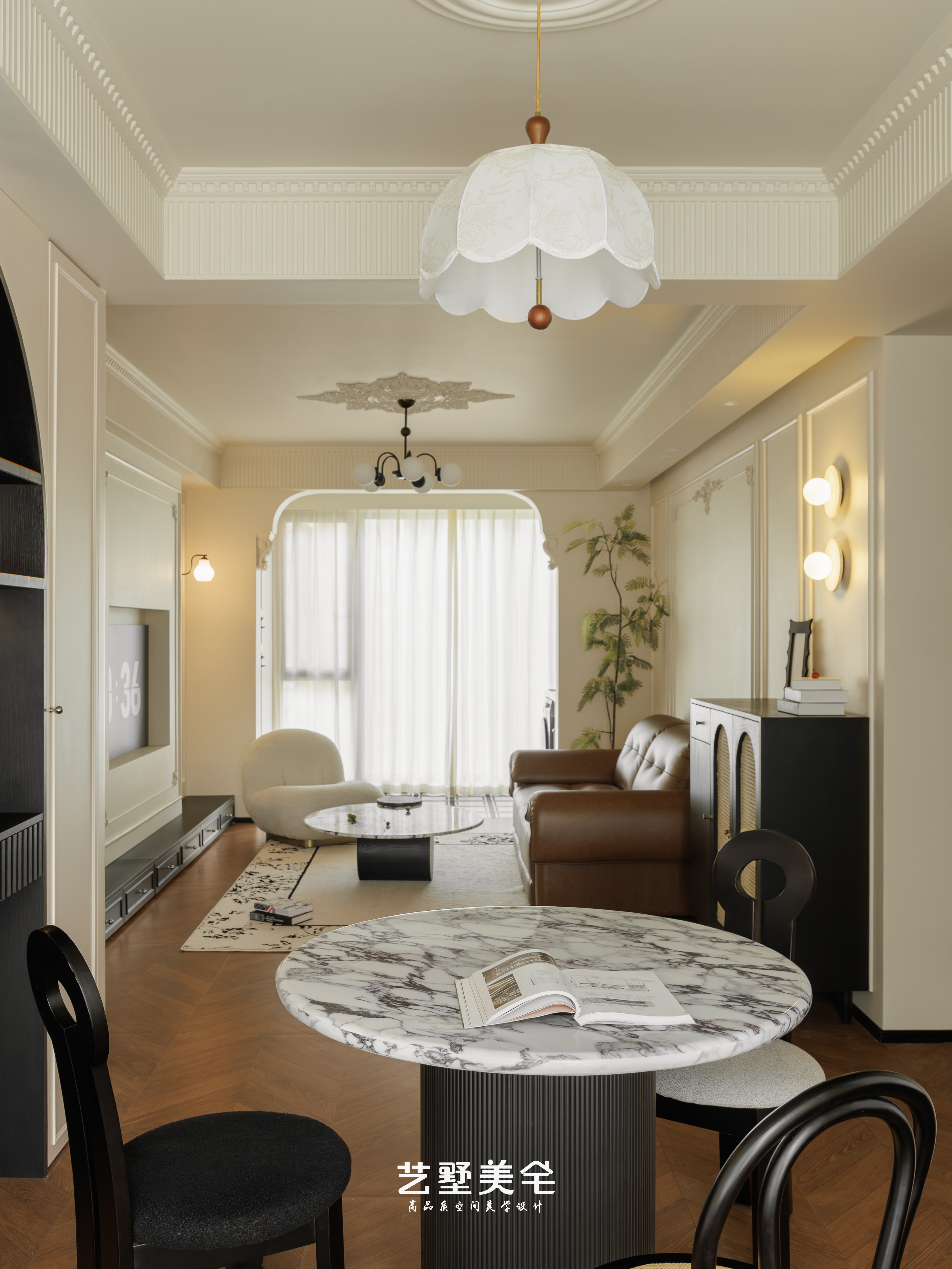【棕调拾光】89㎡棕调法式 一场温暖与精致的邂逅丨中国合肥丨合肥艺墅美宅设计-40