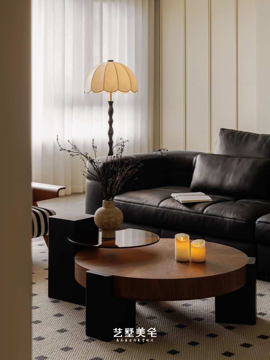 【中古叠影】139㎡美拉德中古风 时光淬炼的质感居所丨中国合肥丨合肥艺墅美宅设计-40