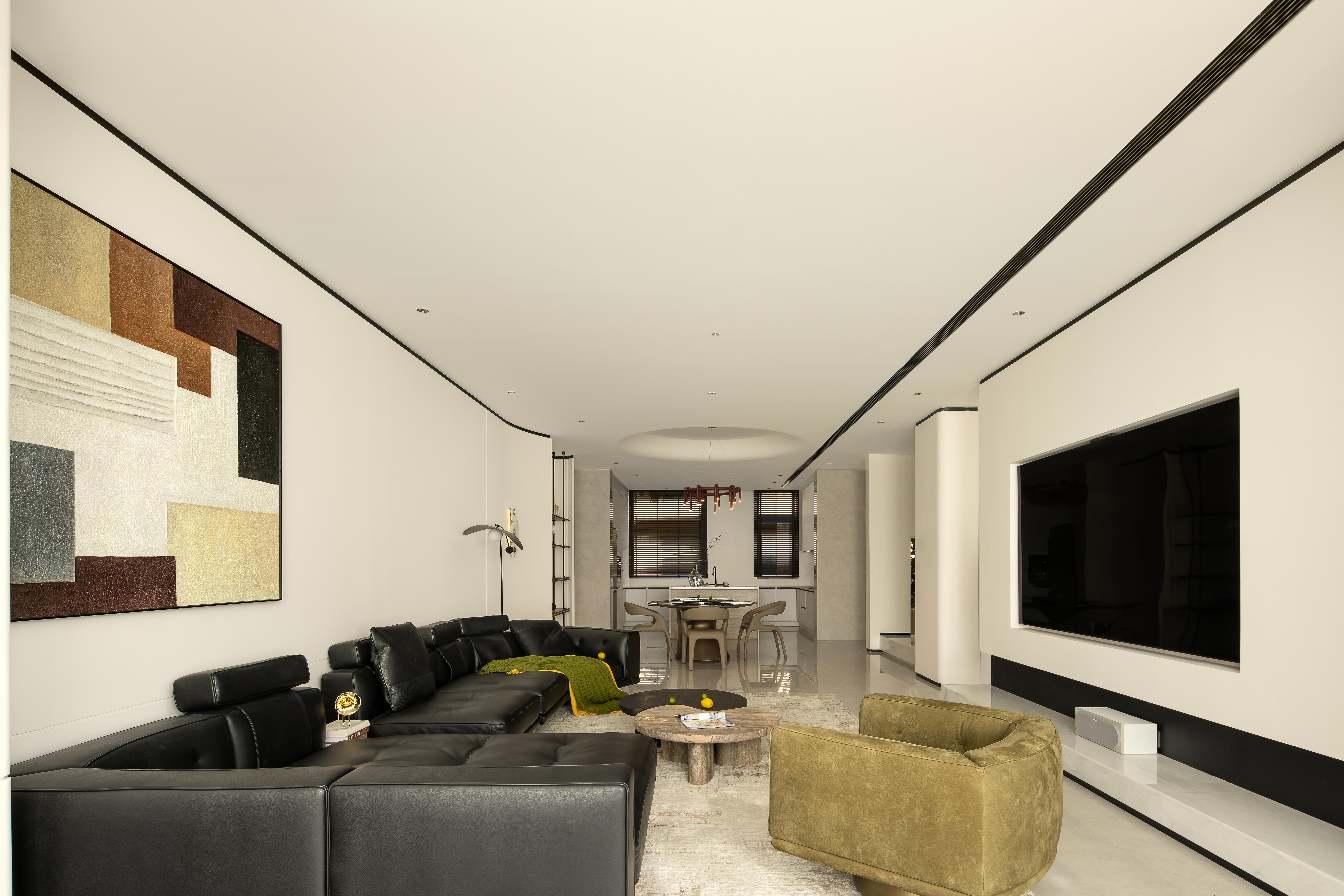 柔刚共构的暖居韵律丨中国聊城丨上海众合铂纳空间设计-3