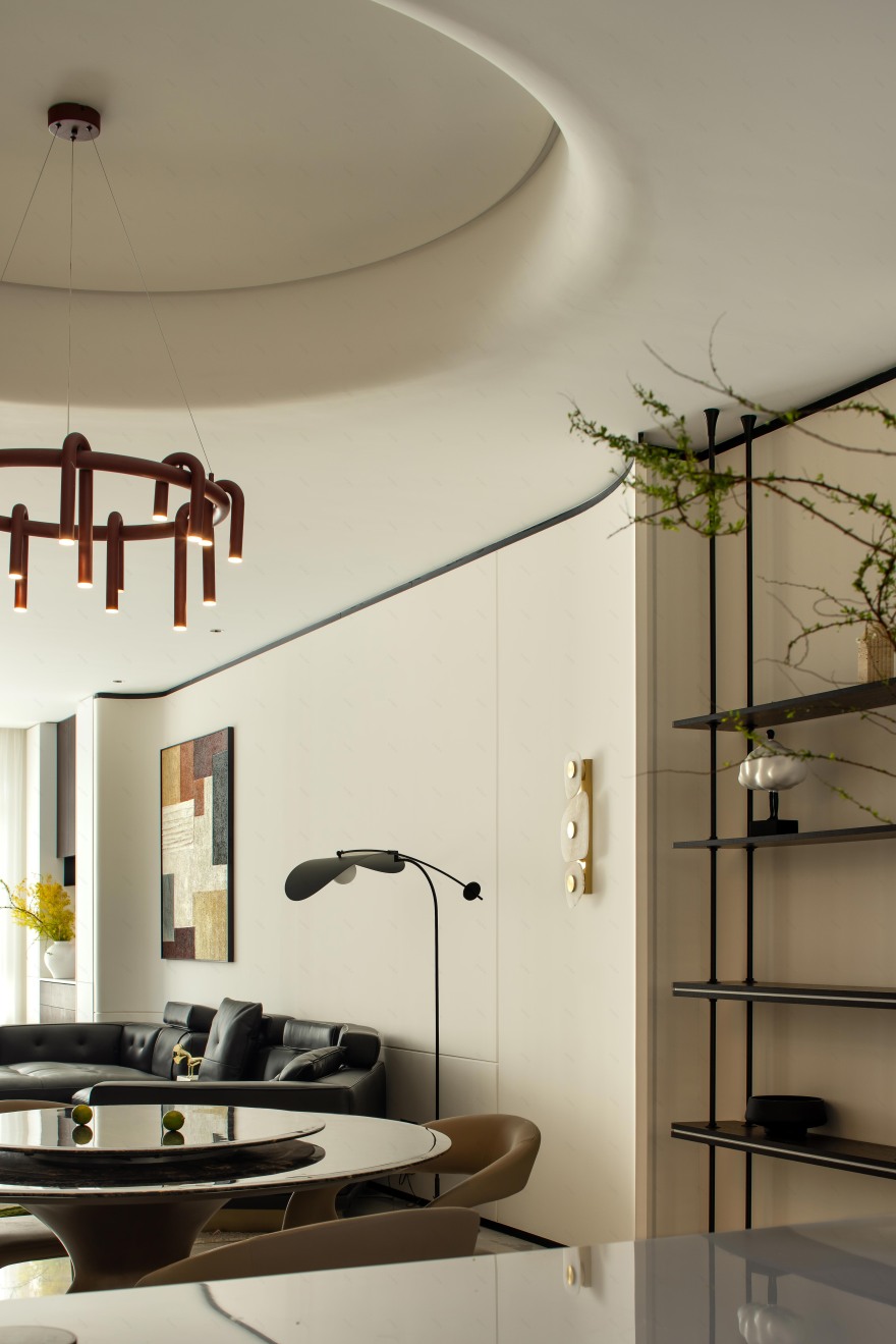 柔刚共构的暖居韵律丨中国聊城丨上海众合铂纳空间设计-8