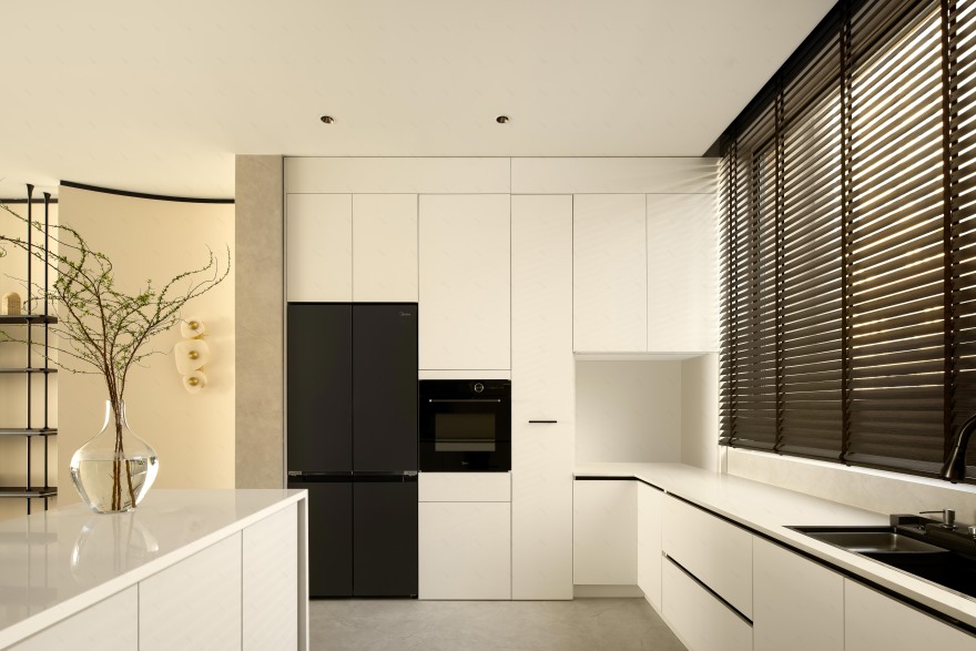 柔刚共构的暖居韵律丨中国聊城丨上海众合铂纳空间设计-15