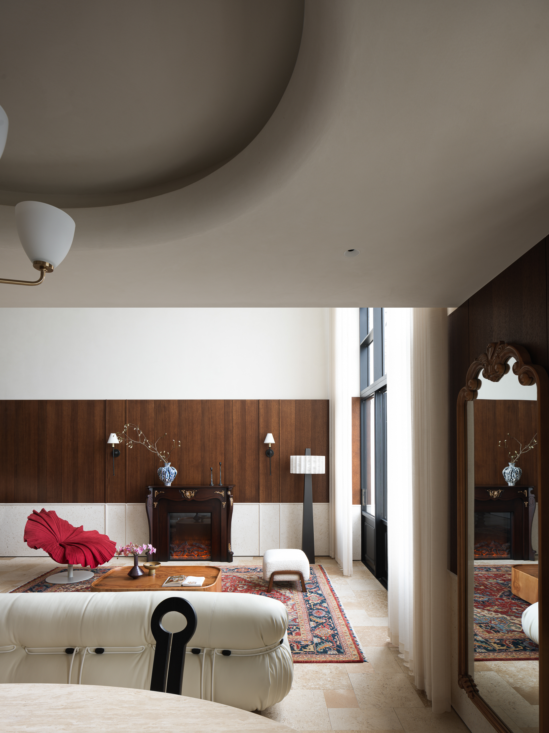 四口之家的280m²顶层江景复式 理想生活之城市花园江景顶复丨中国惠州丨LICO力高设计 钟良胜-7