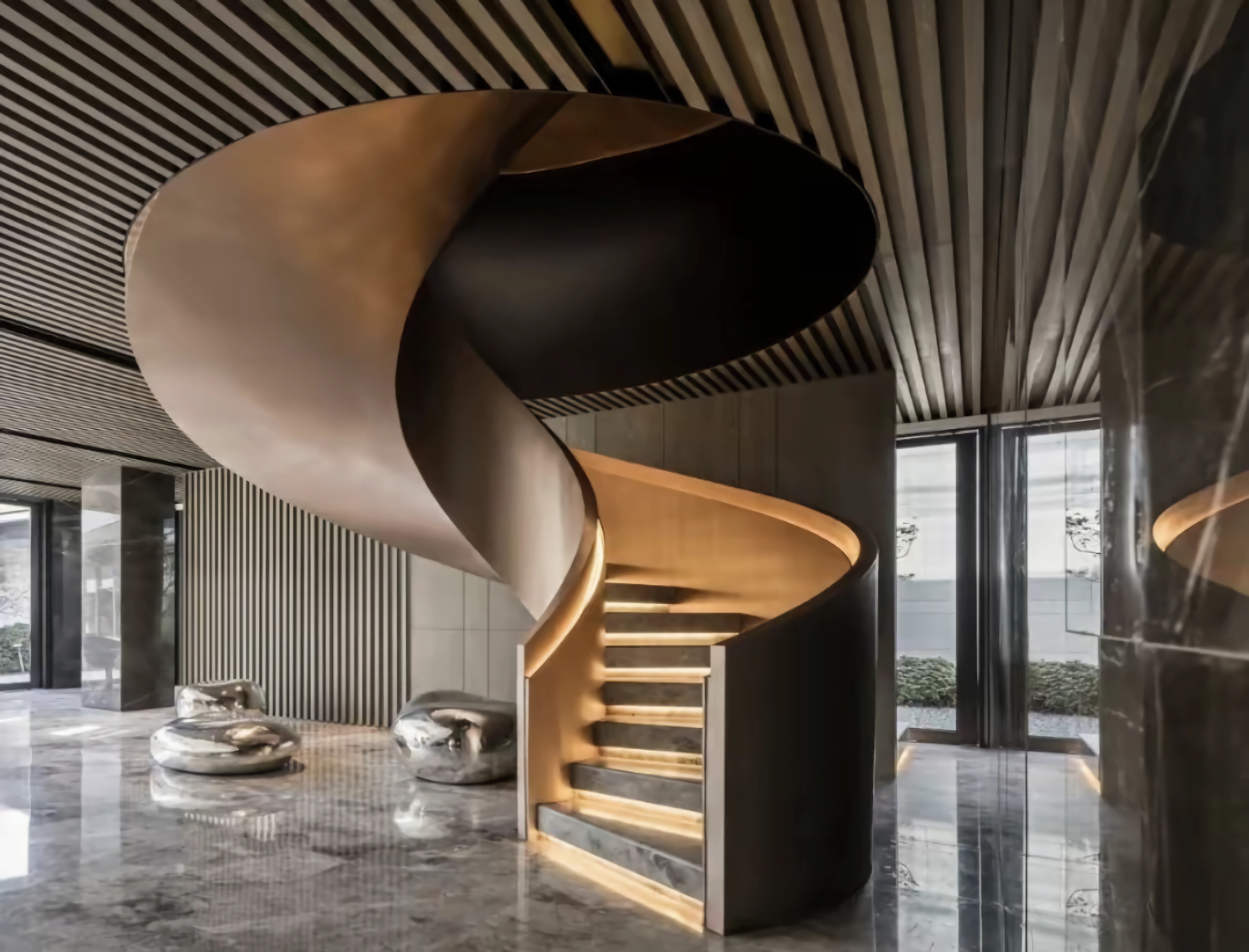 各种楼梯效果图丨中国西安丨CAD设计师-22