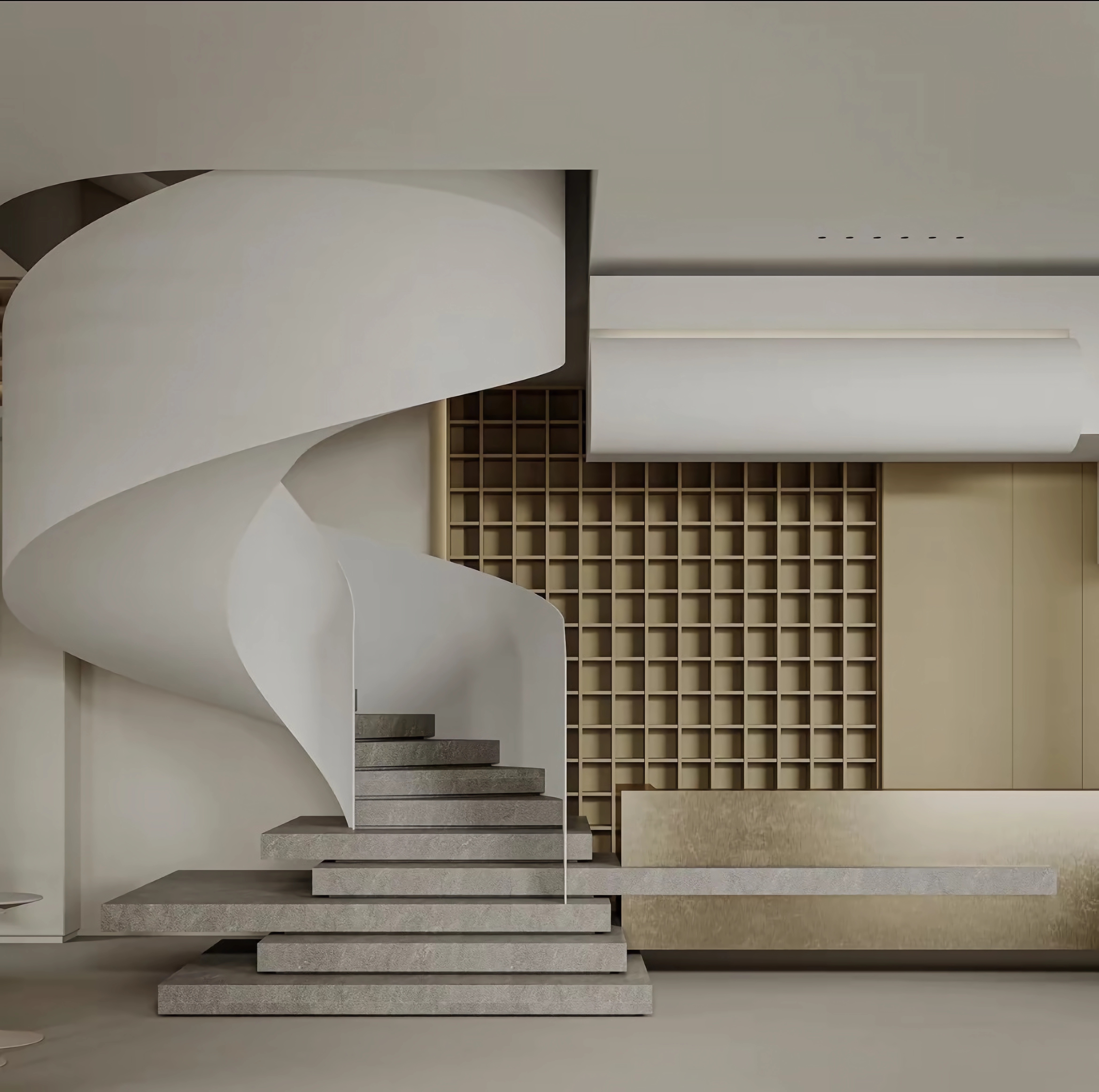 各种楼梯效果图丨中国西安丨CAD设计师-27