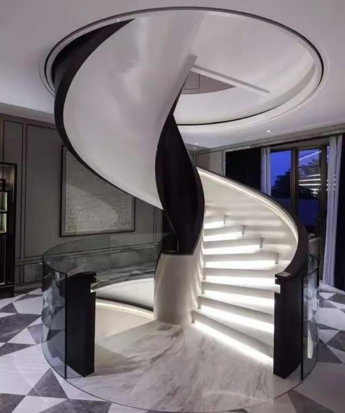 各种楼梯效果图丨中国西安丨CAD设计师-34