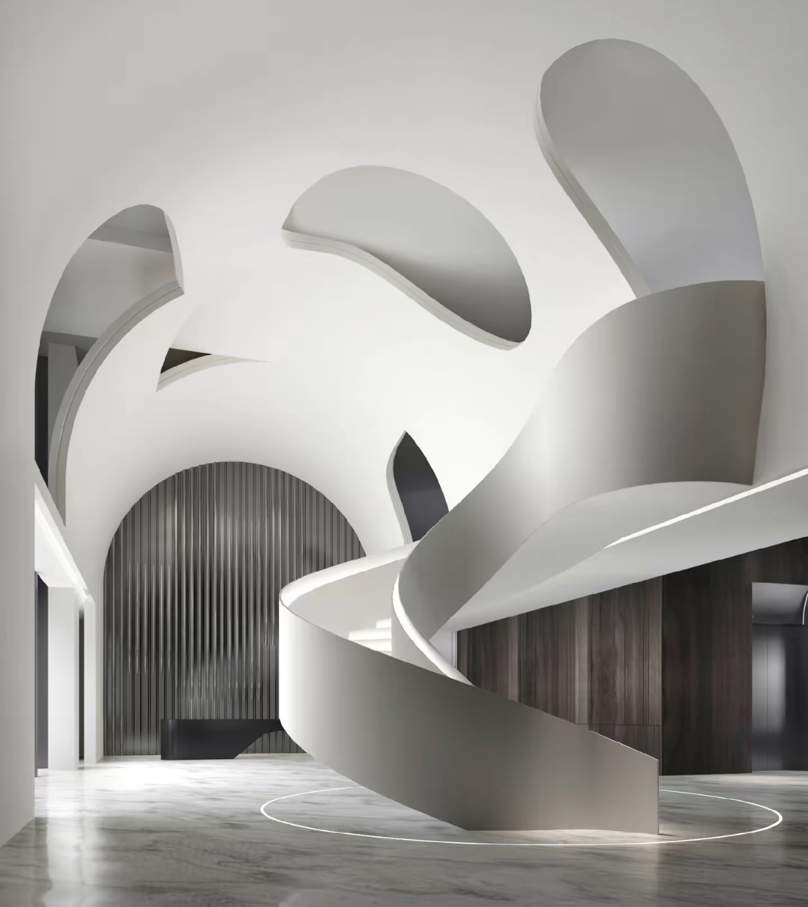 各种楼梯效果图丨中国西安丨CAD设计师-43