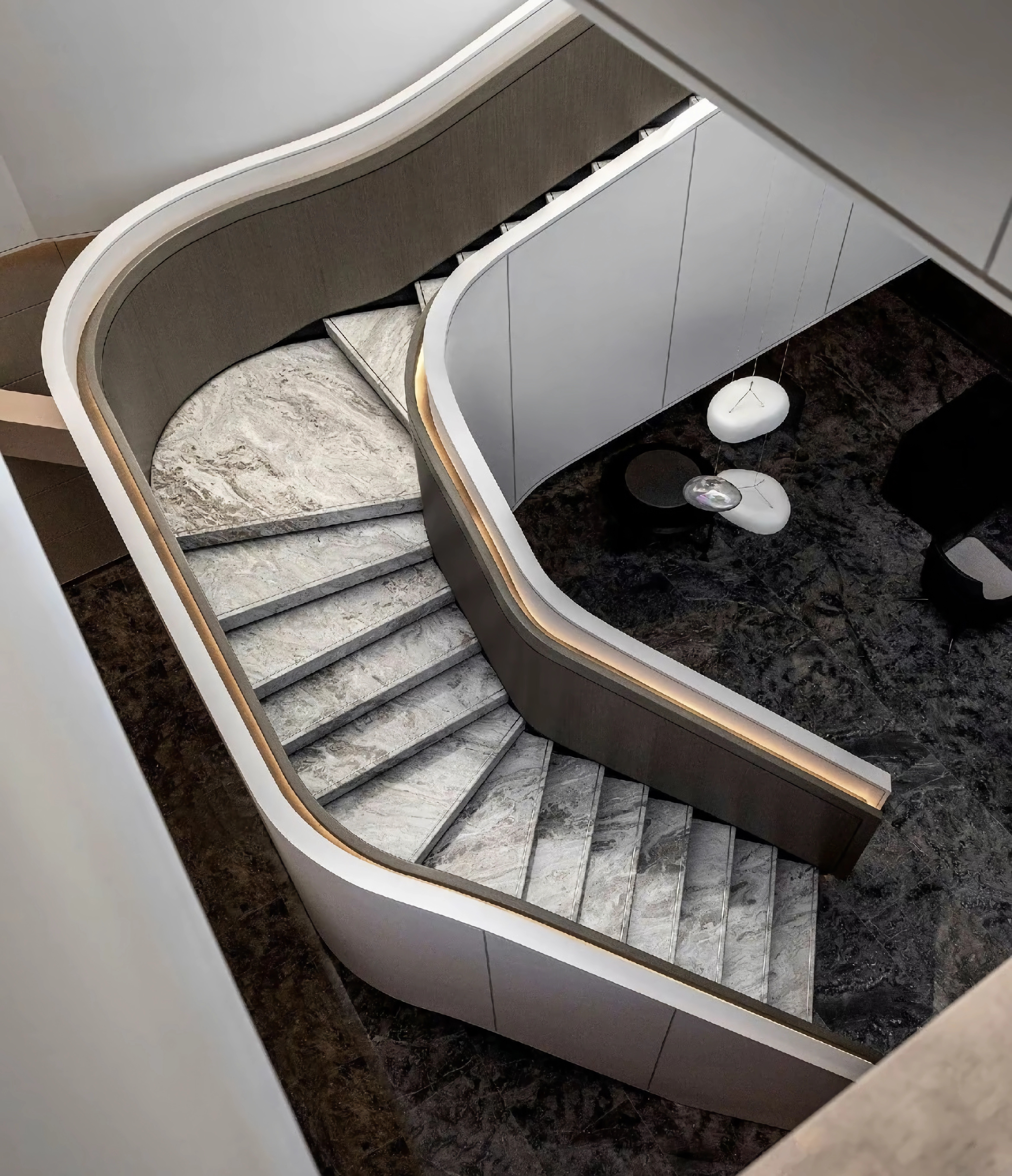 各种楼梯效果图丨中国西安丨CAD设计师-8