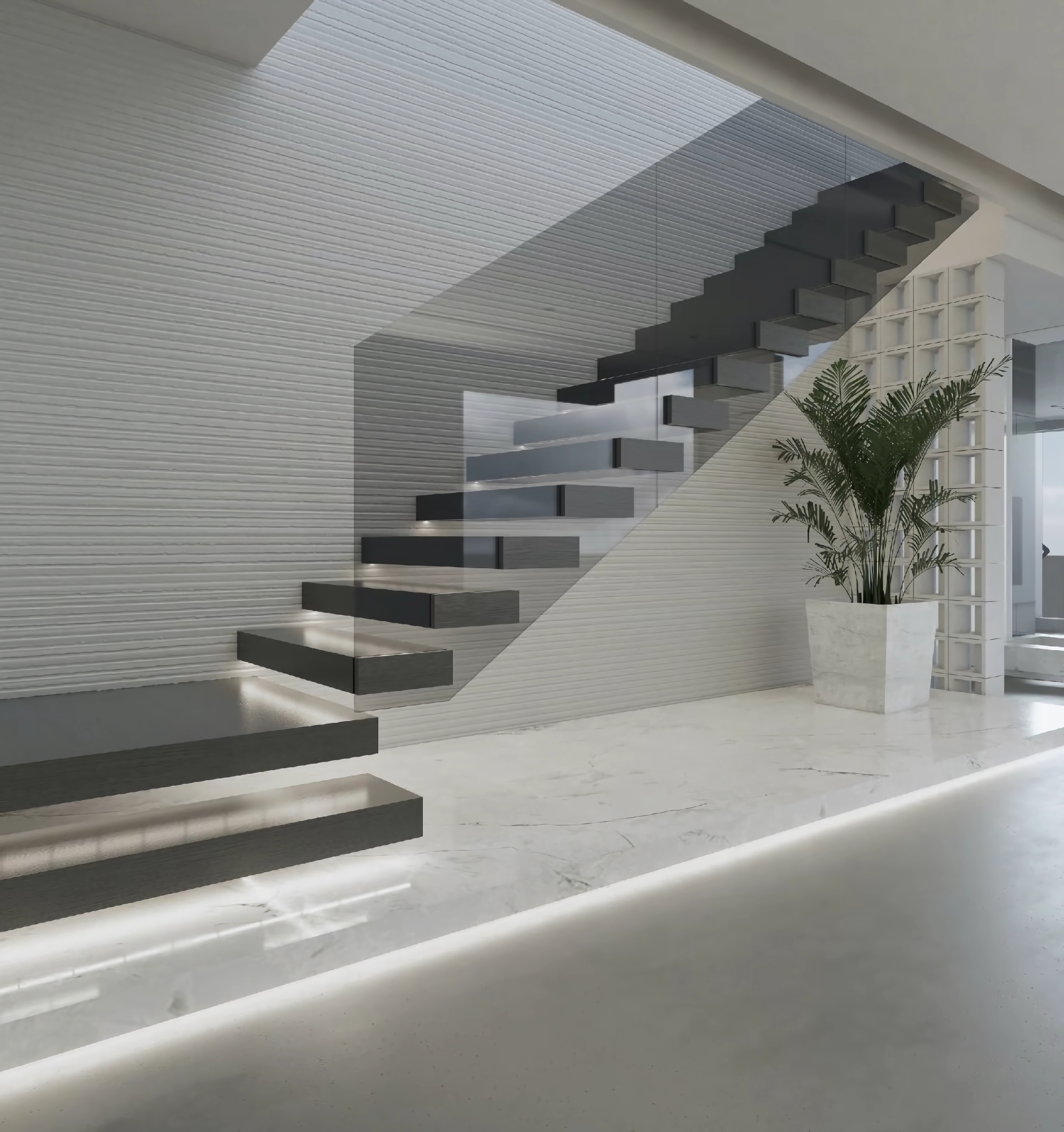 各种楼梯效果图丨中国西安丨CAD设计师-24