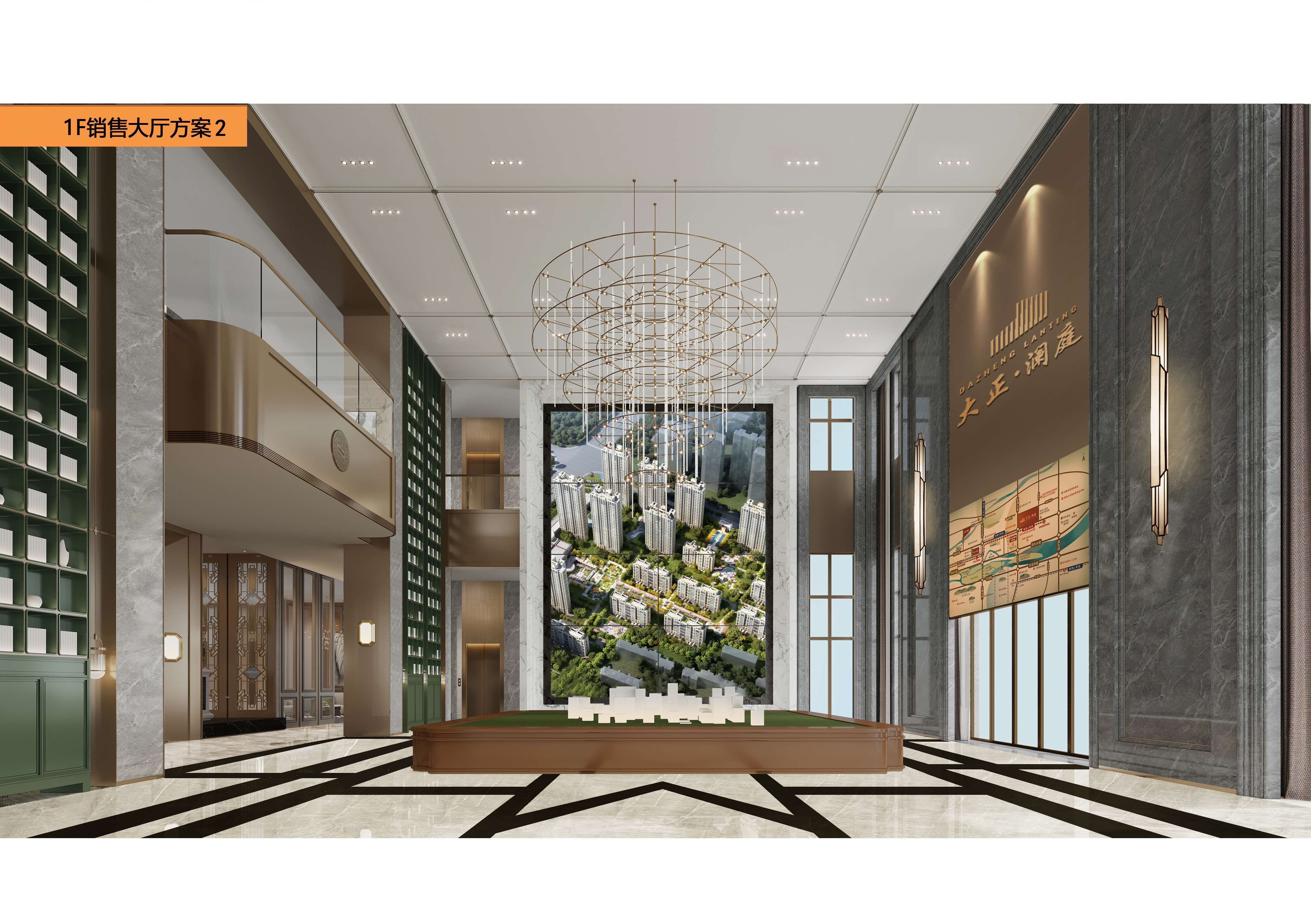 大正澜庭- 龙泽北岳新城项目（售楼处）丨中国哈尔滨丨赵洪亮（赵無极）；效果图制作：李松蒲；施工图制作：赵子林团队-5