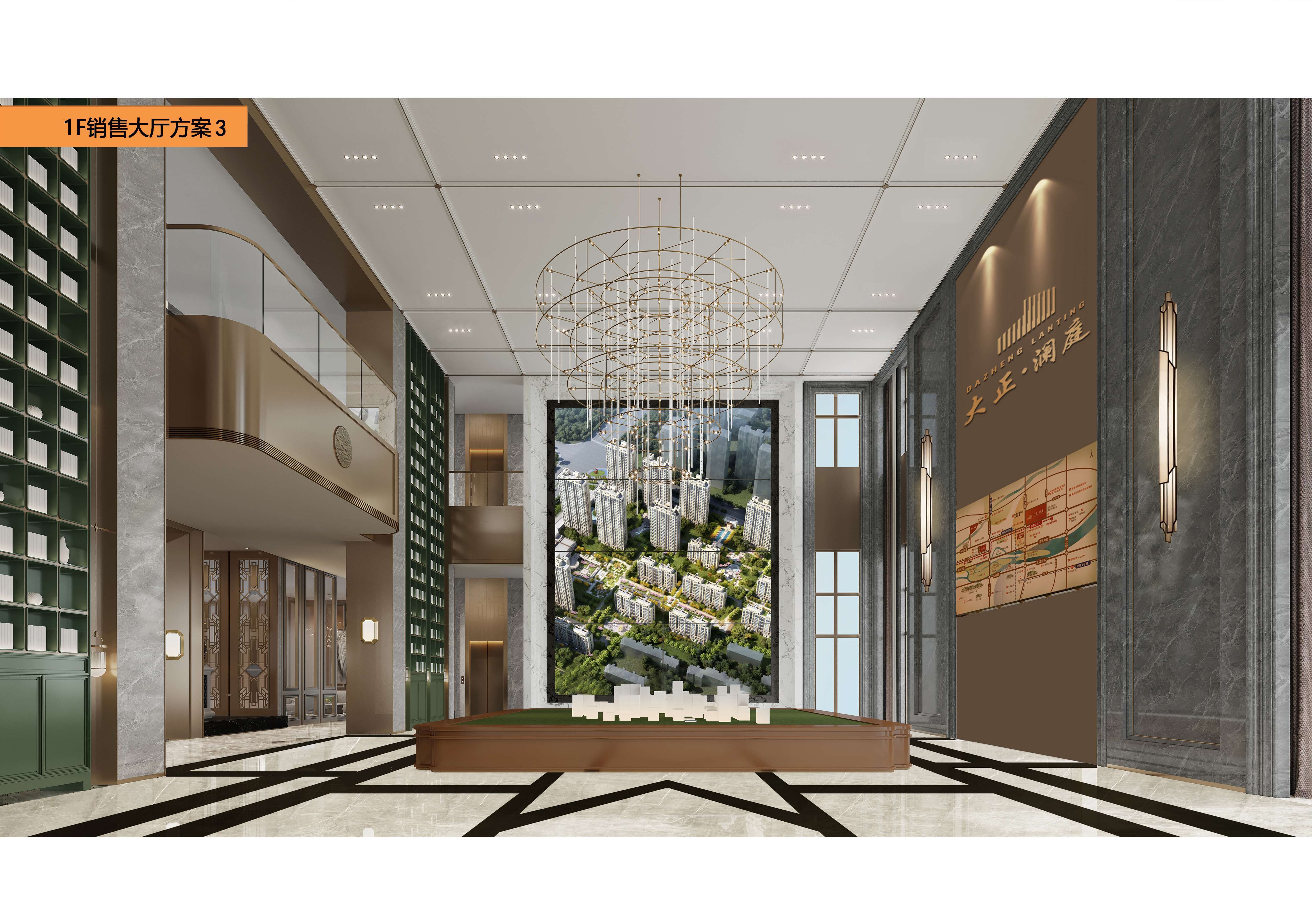 大正澜庭- 龙泽北岳新城项目（售楼处）丨中国哈尔滨丨赵洪亮（赵無极）；效果图制作：李松蒲；施工图制作：赵子林团队-6