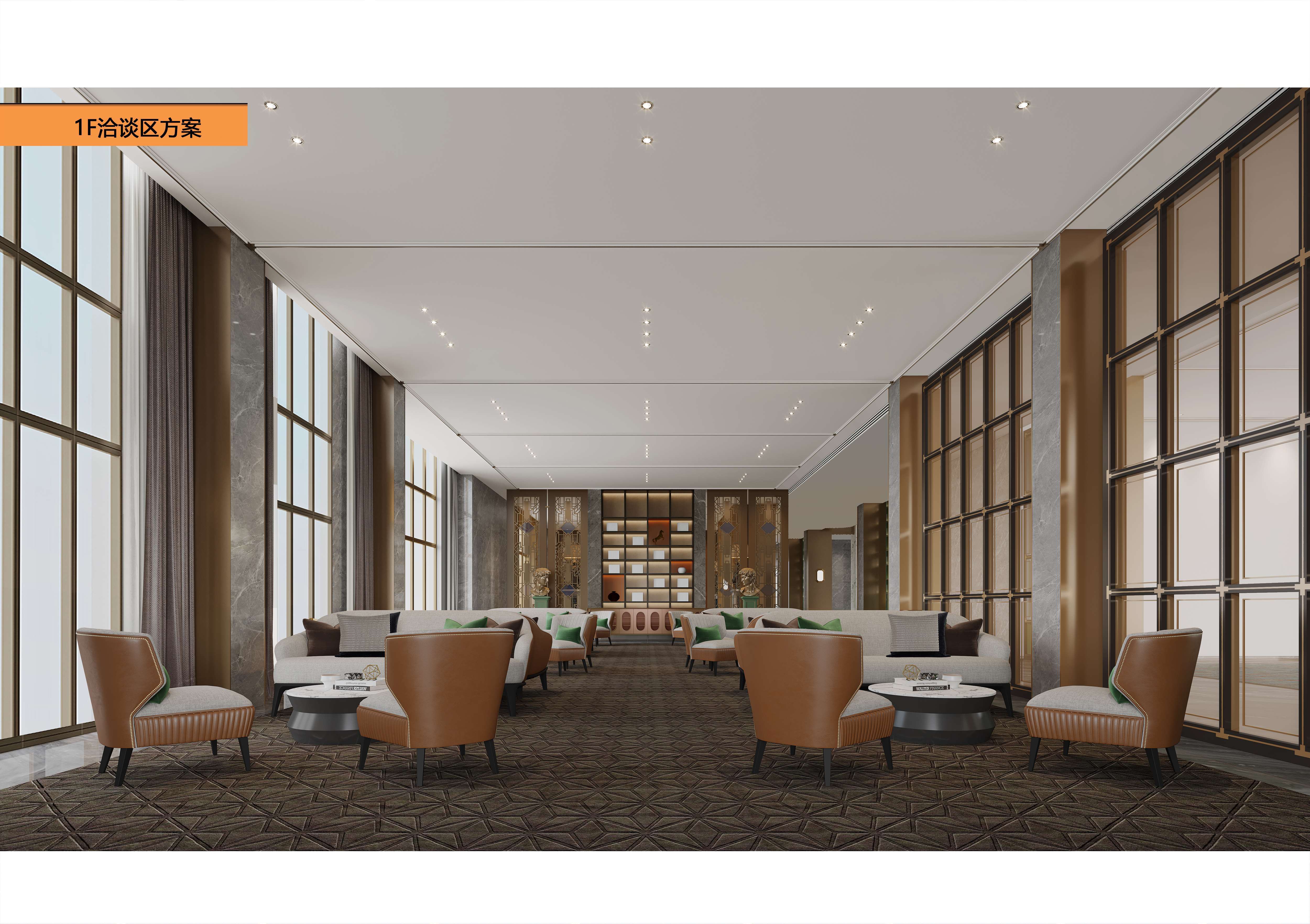 大正澜庭- 龙泽北岳新城项目（售楼处）丨中国哈尔滨丨赵洪亮（赵無极）；效果图制作：李松蒲；施工图制作：赵子林团队-9