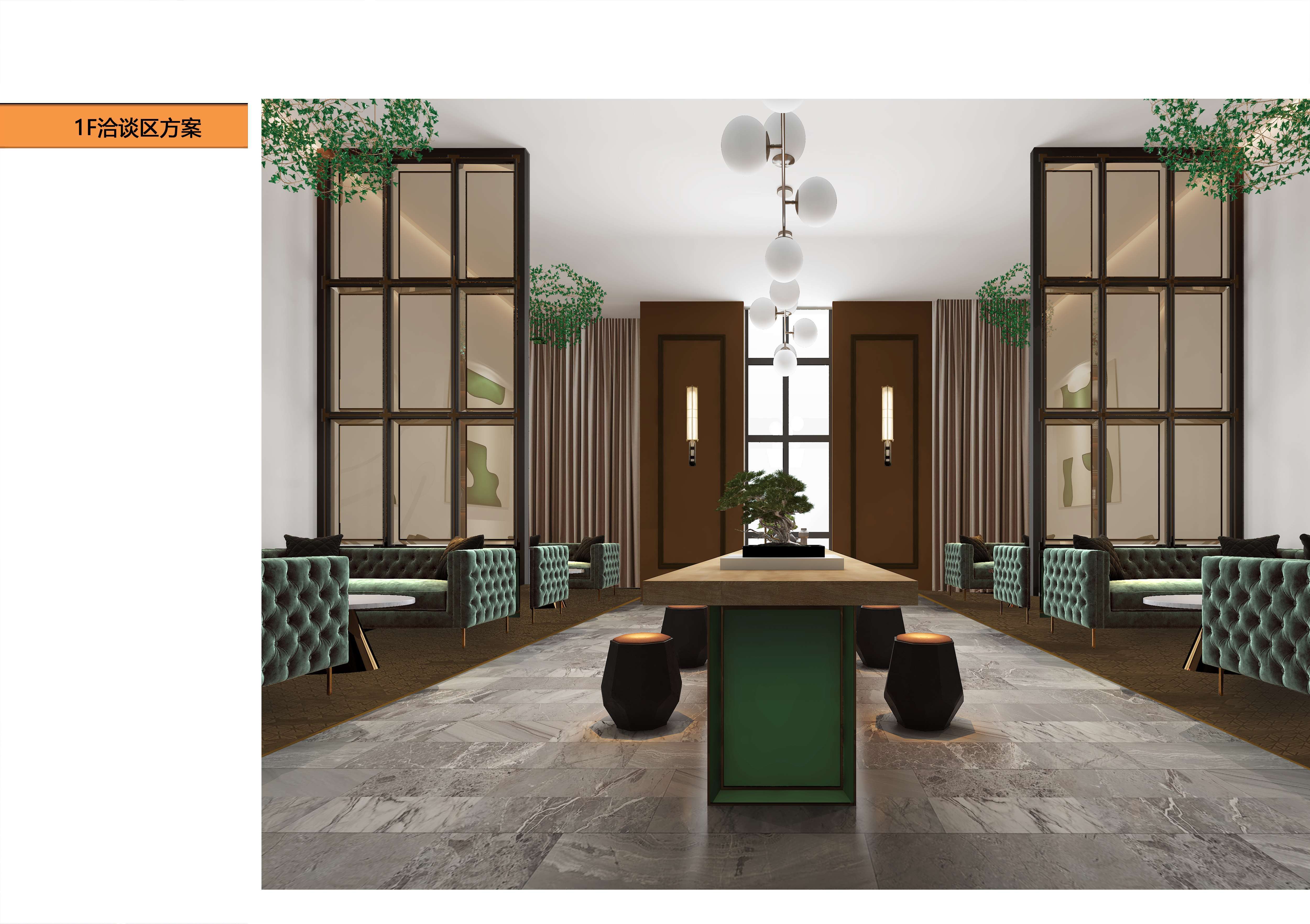 大正澜庭- 龙泽北岳新城项目（售楼处）丨中国哈尔滨丨赵洪亮（赵無极）；效果图制作：李松蒲；施工图制作：赵子林团队-10