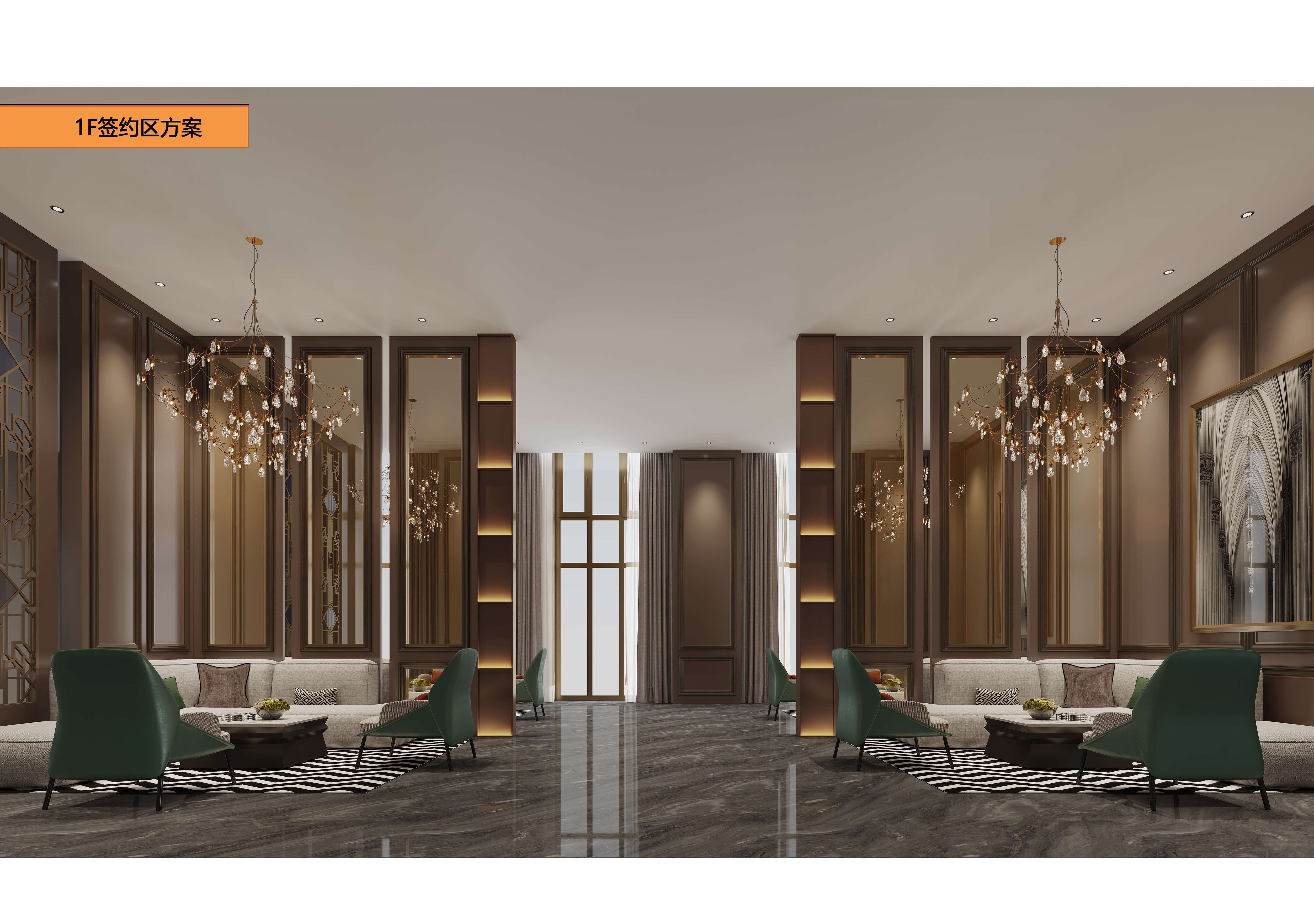 大正澜庭- 龙泽北岳新城项目（售楼处）丨中国哈尔滨丨赵洪亮（赵無极）；效果图制作：李松蒲；施工图制作：赵子林团队-11