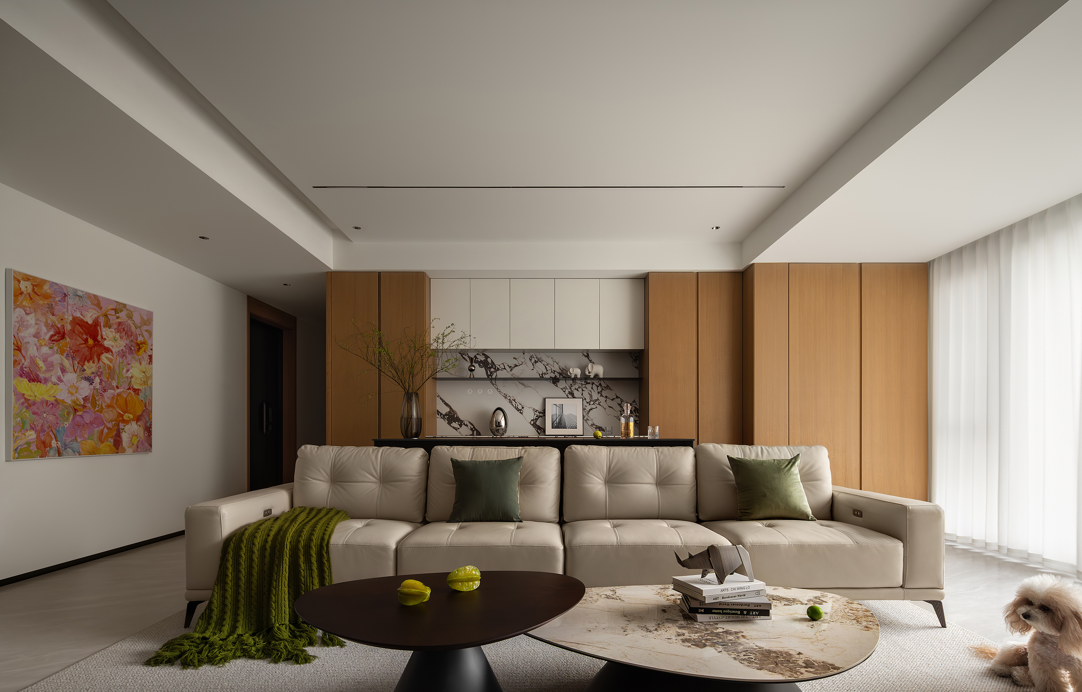 松弛栖居 让家成为生活的容器丨中国聊城丨上海众合铂纳空间设计-4