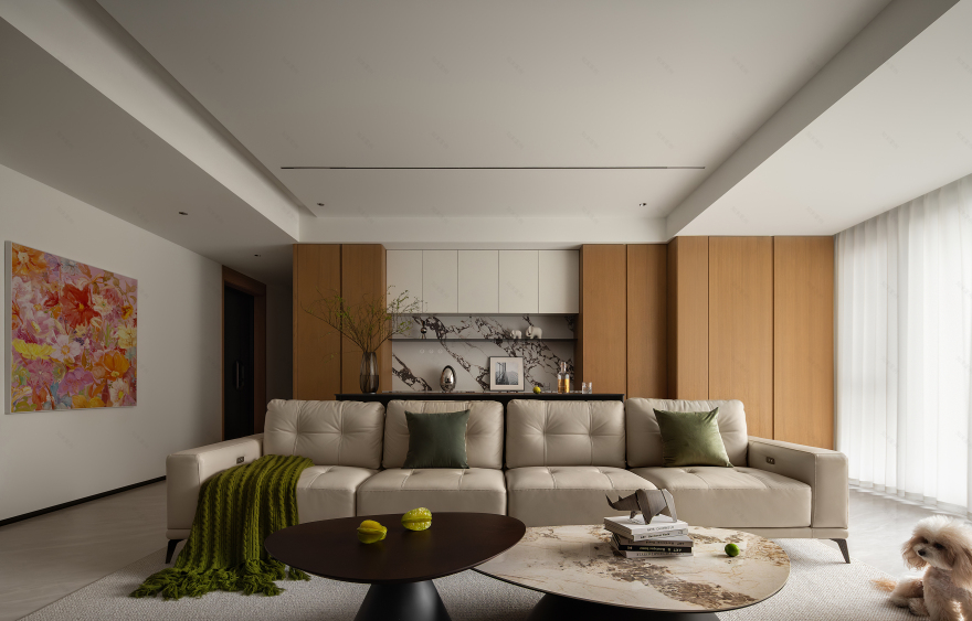 松弛栖居 让家成为生活的容器丨中国聊城丨上海众合铂纳空间设计-4