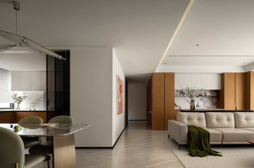 松弛栖居 让家成为生活的容器丨中国聊城丨上海众合铂纳空间设计-15