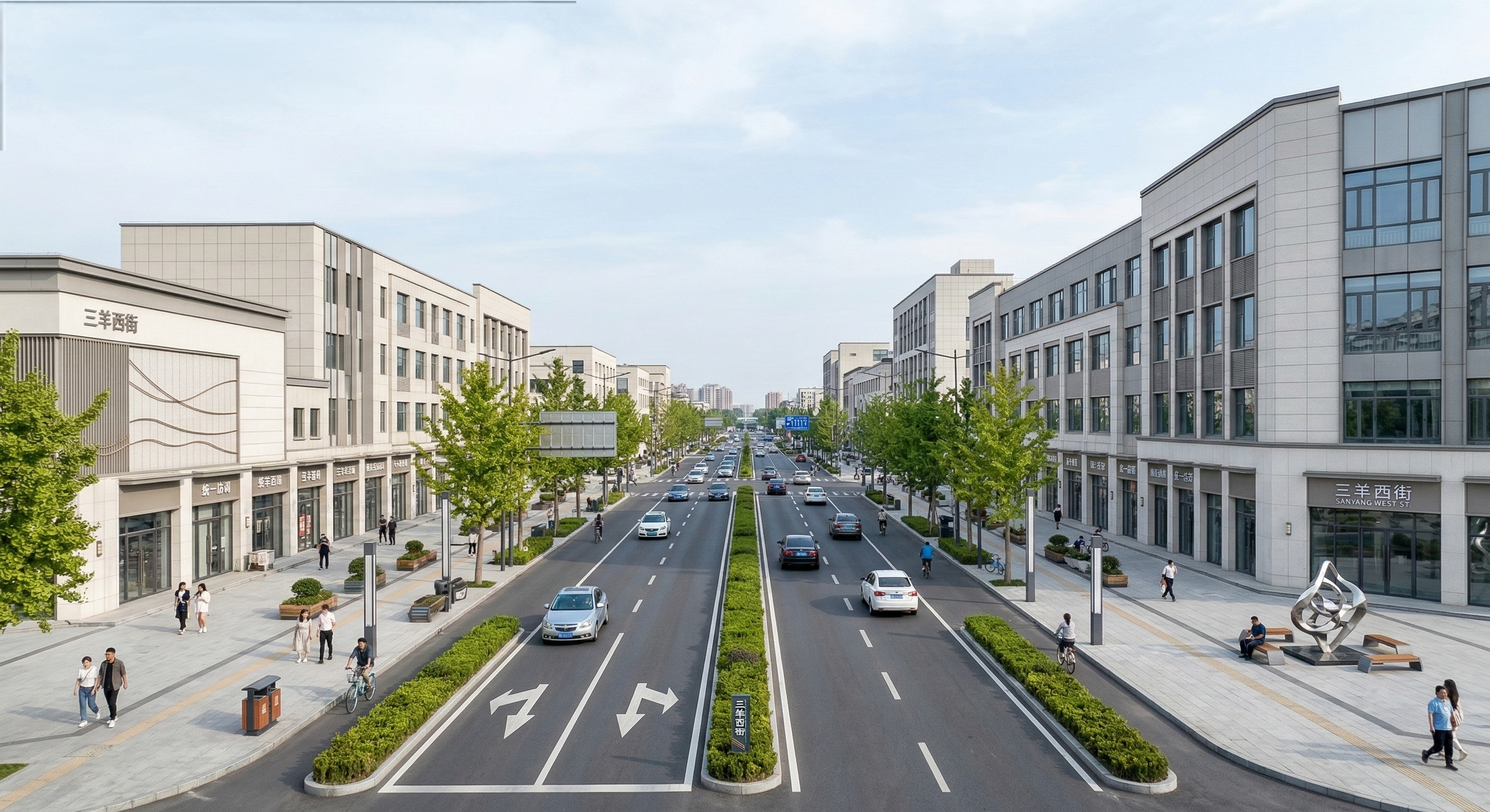 城市样板街道/轴线/迎宾道/县城丨中国邢台丨liuhai设计-0