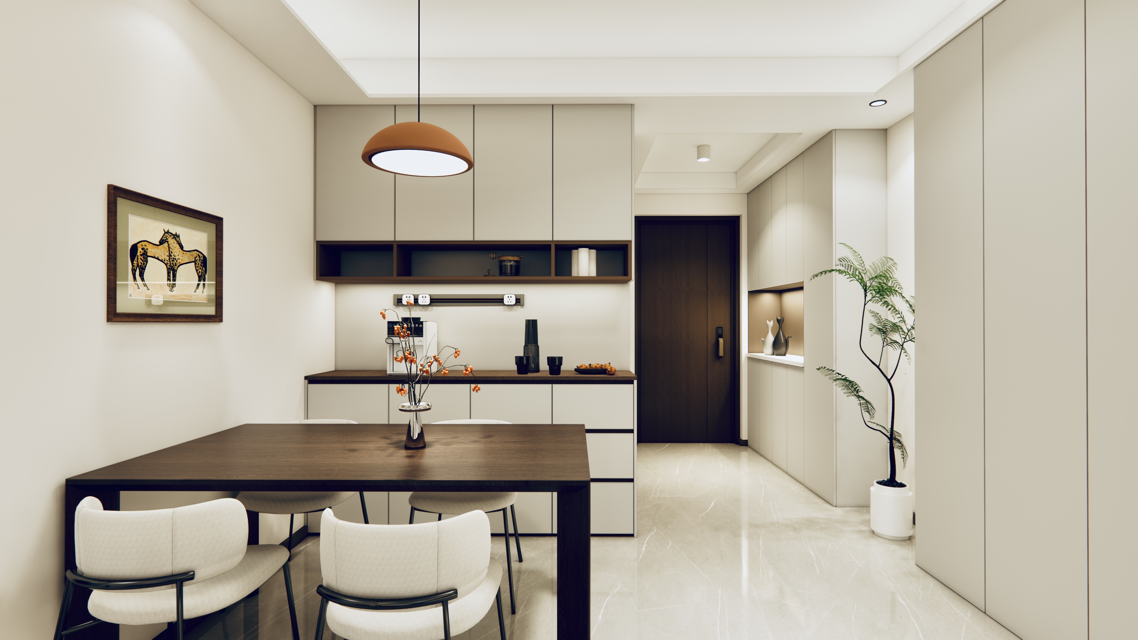 龙湖舜山府113平精装改造丨中国长沙丨湖南秩序空间设计-3