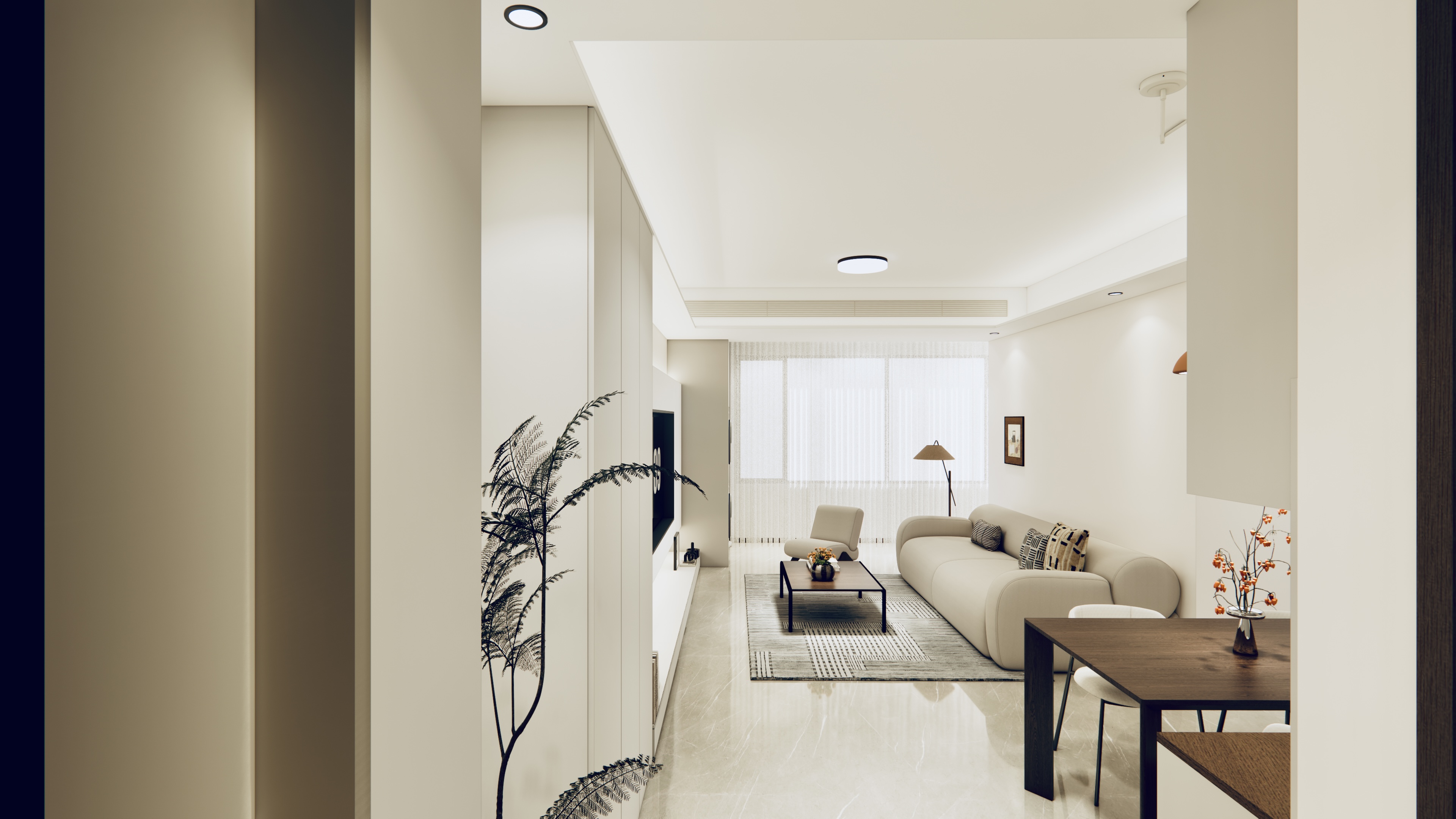 龙湖舜山府113平精装改造丨中国长沙丨湖南秩序空间设计-5