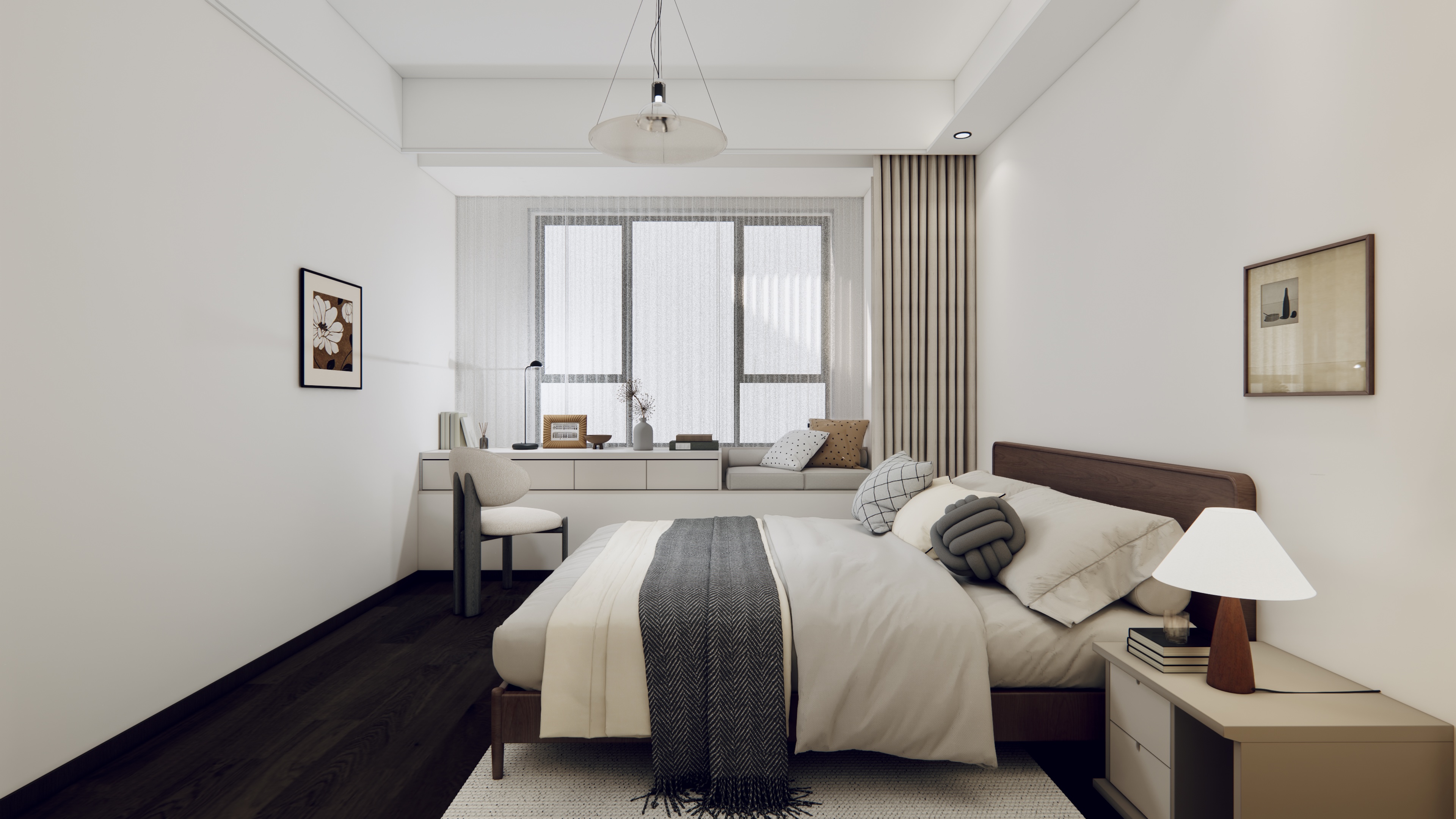 龙湖舜山府113平精装改造丨中国长沙丨湖南秩序空间设计-6