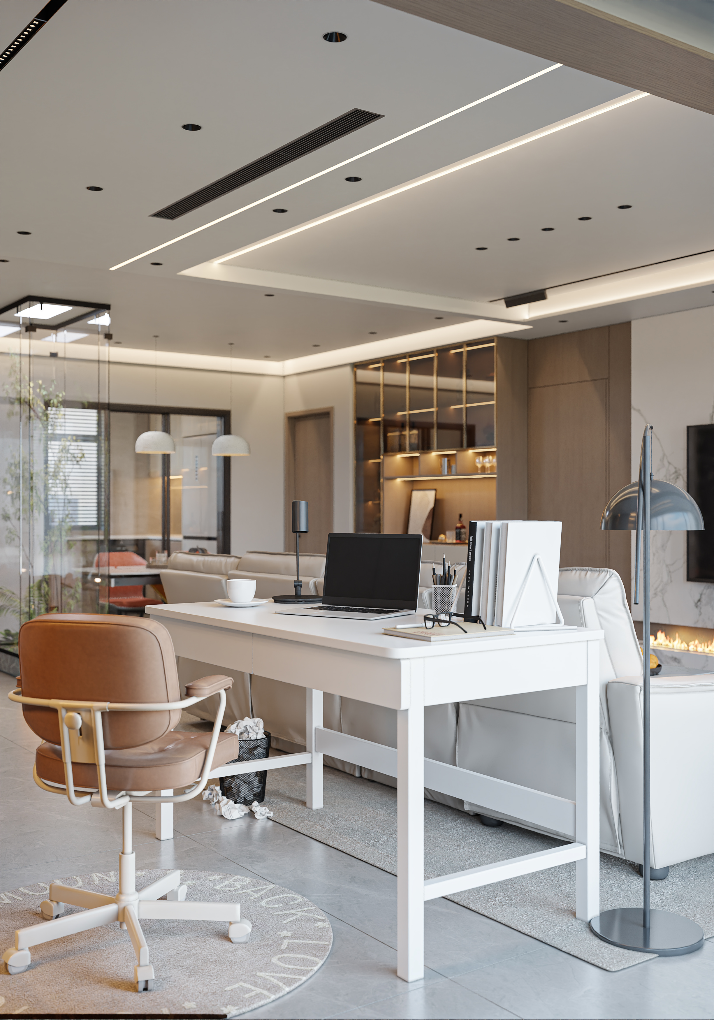 和平里143㎡平层现代意式丨中国长治丨牛霄宇-2