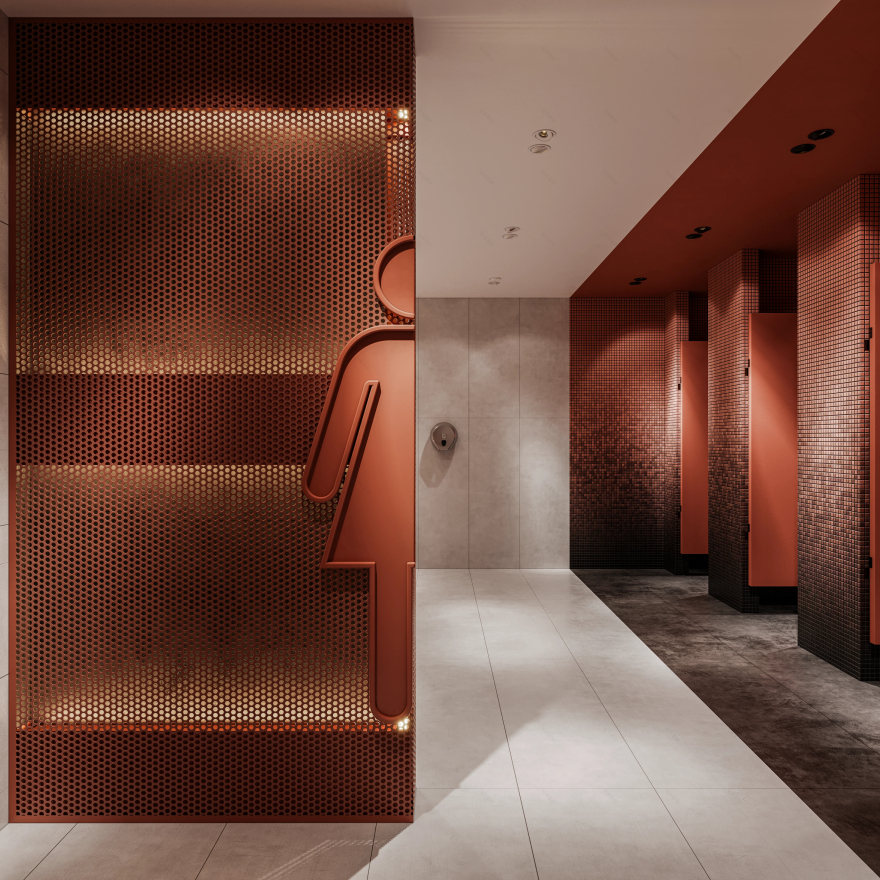 公共卫生间丨埃及丨IDRAC HAITHAM SAMIR-3