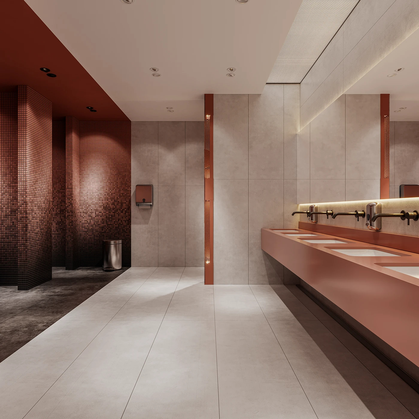 公共卫生间丨埃及丨IDRAC HAITHAM SAMIR-4