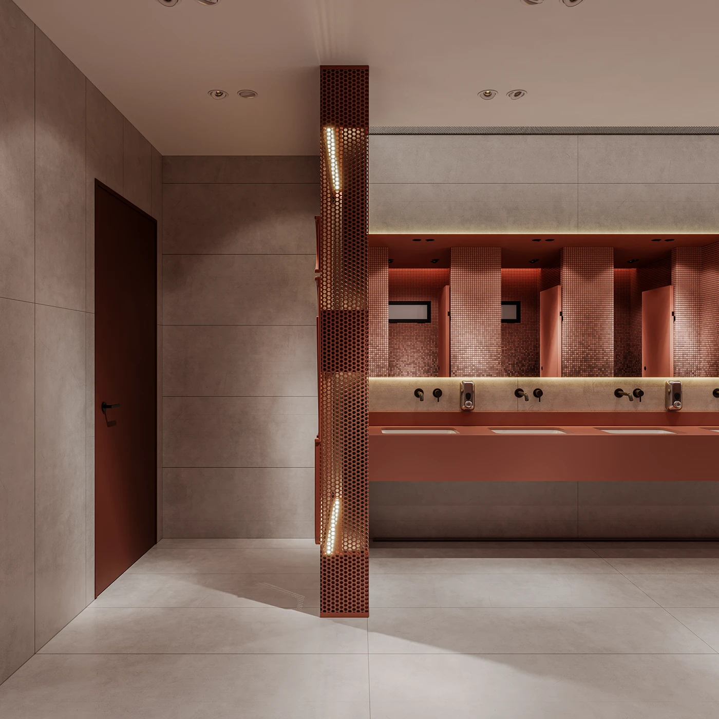 公共卫生间丨埃及丨IDRAC HAITHAM SAMIR-8