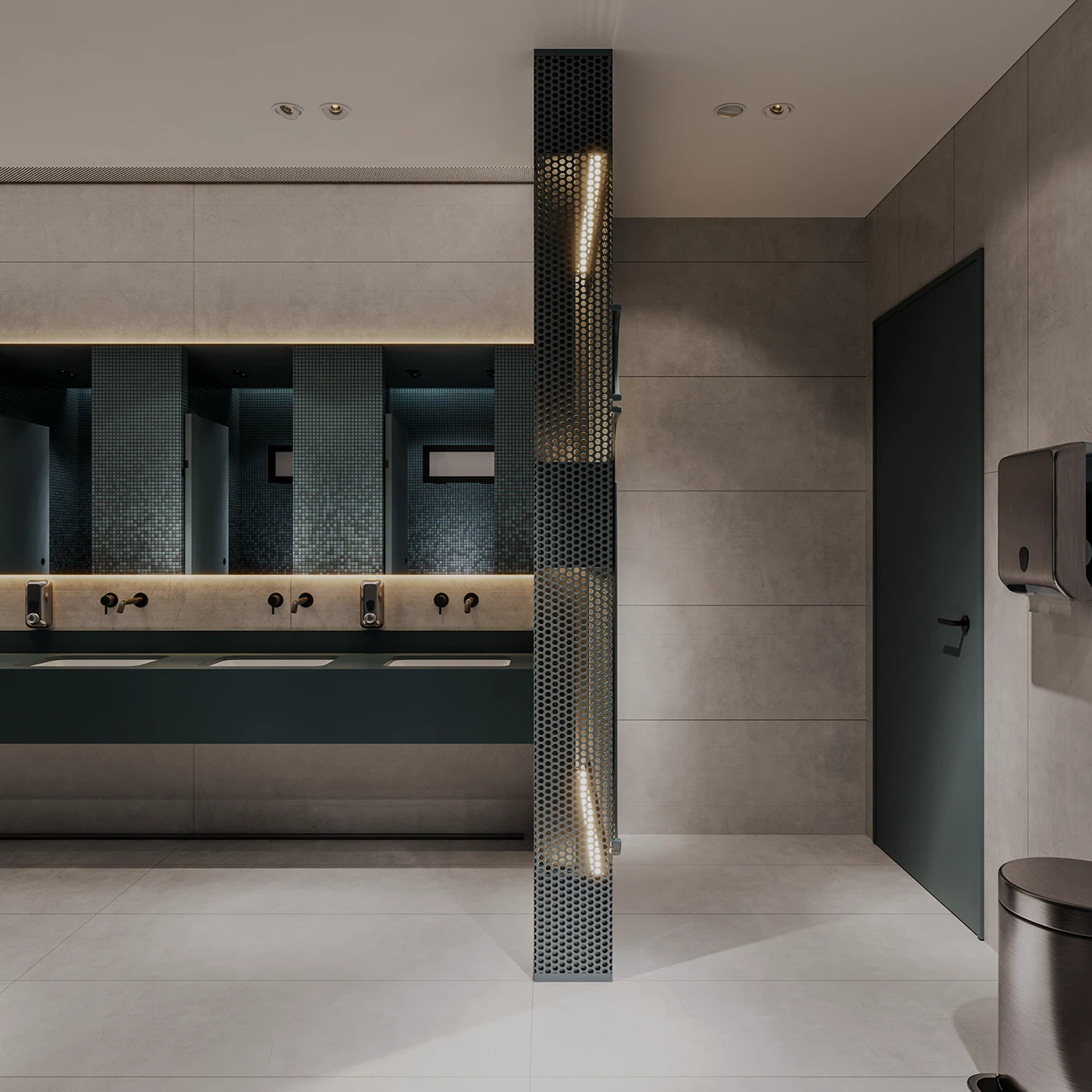 公共卫生间丨埃及丨IDRAC HAITHAM SAMIR-9