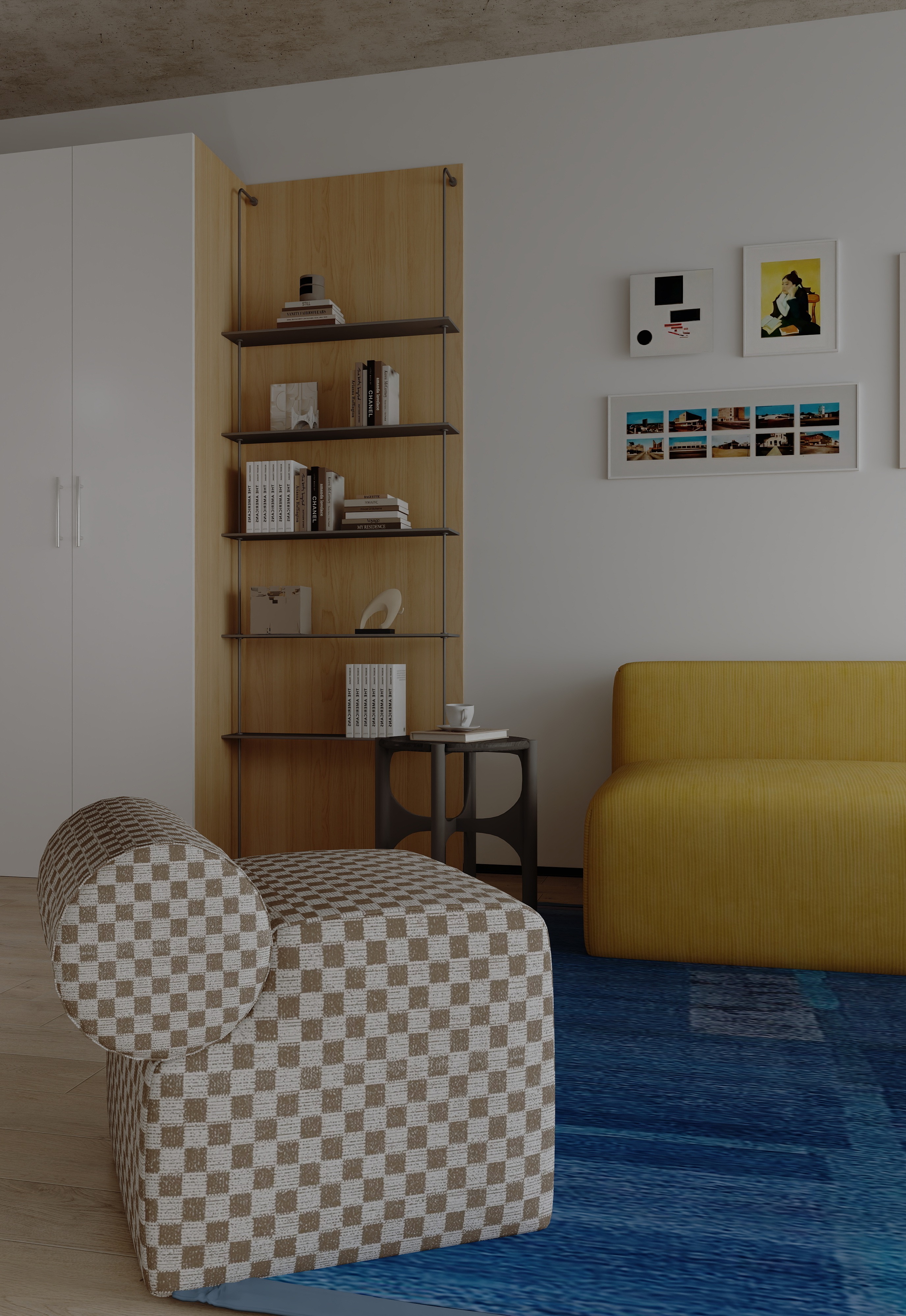 100㎡三室改两室包豪斯风格丨中国乐山丨ESEAN-11