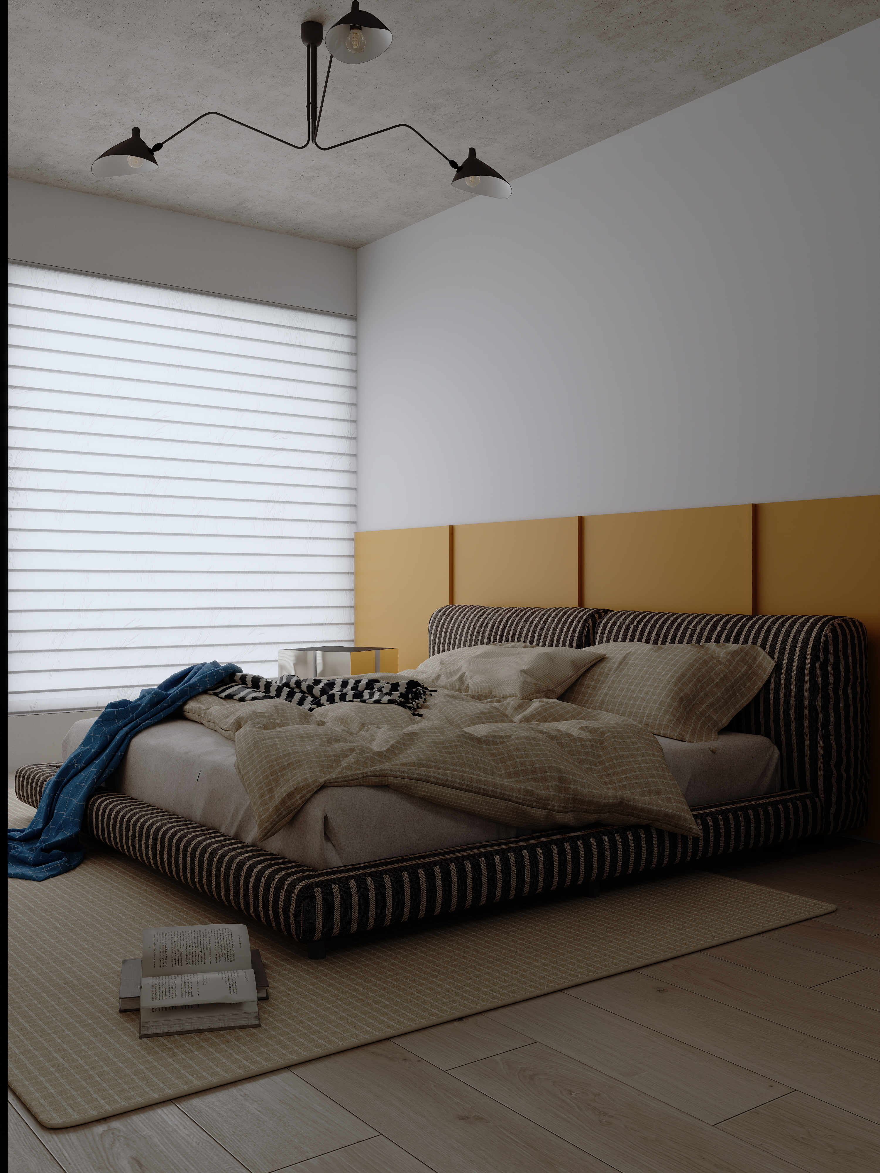 100㎡三室改两室包豪斯风格丨中国乐山丨ESEAN-5