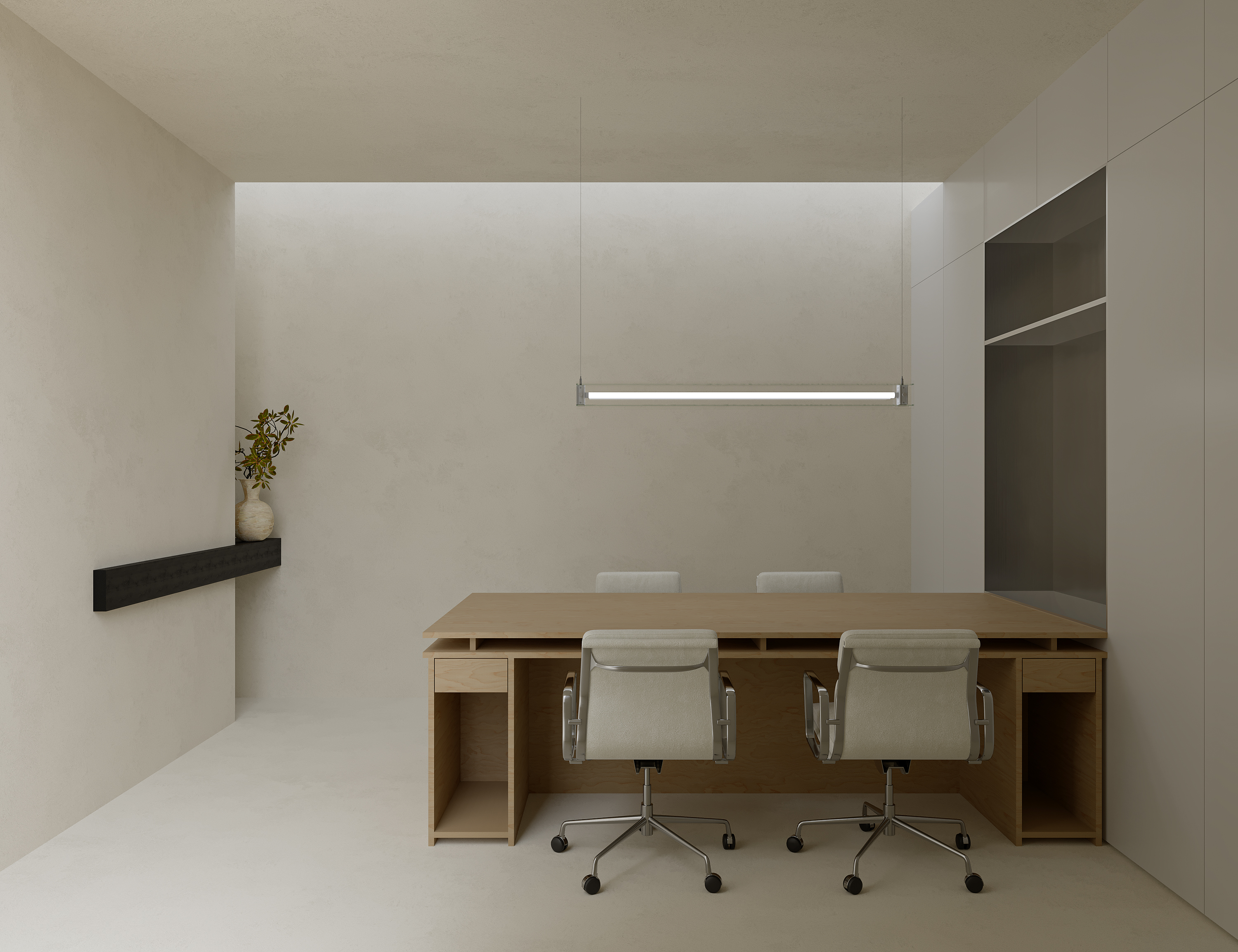 200平方米木作办公室设计方案丨中国合肥丨合肥万物空间建筑设计有限公司-0