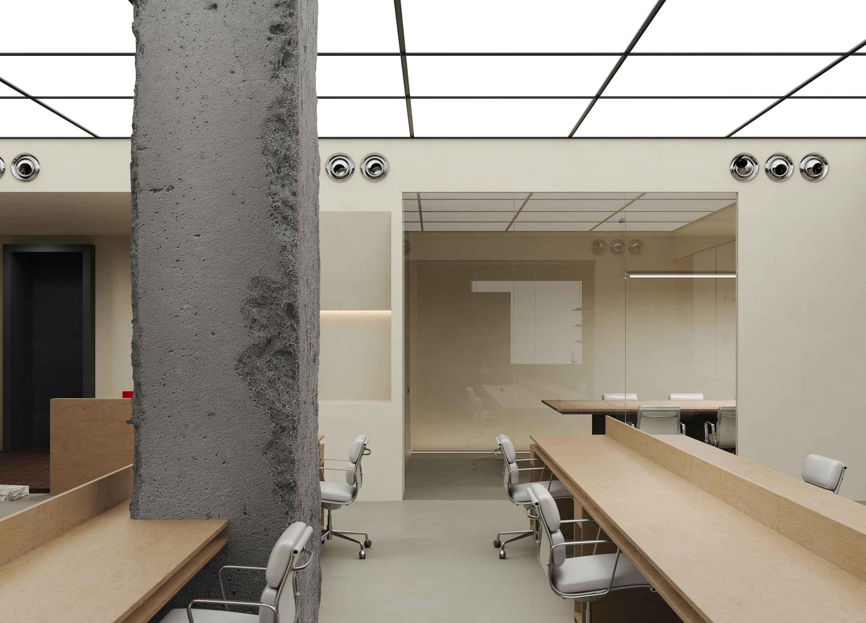 200平方米木作办公室设计方案丨中国合肥丨合肥万物空间建筑设计有限公司-8