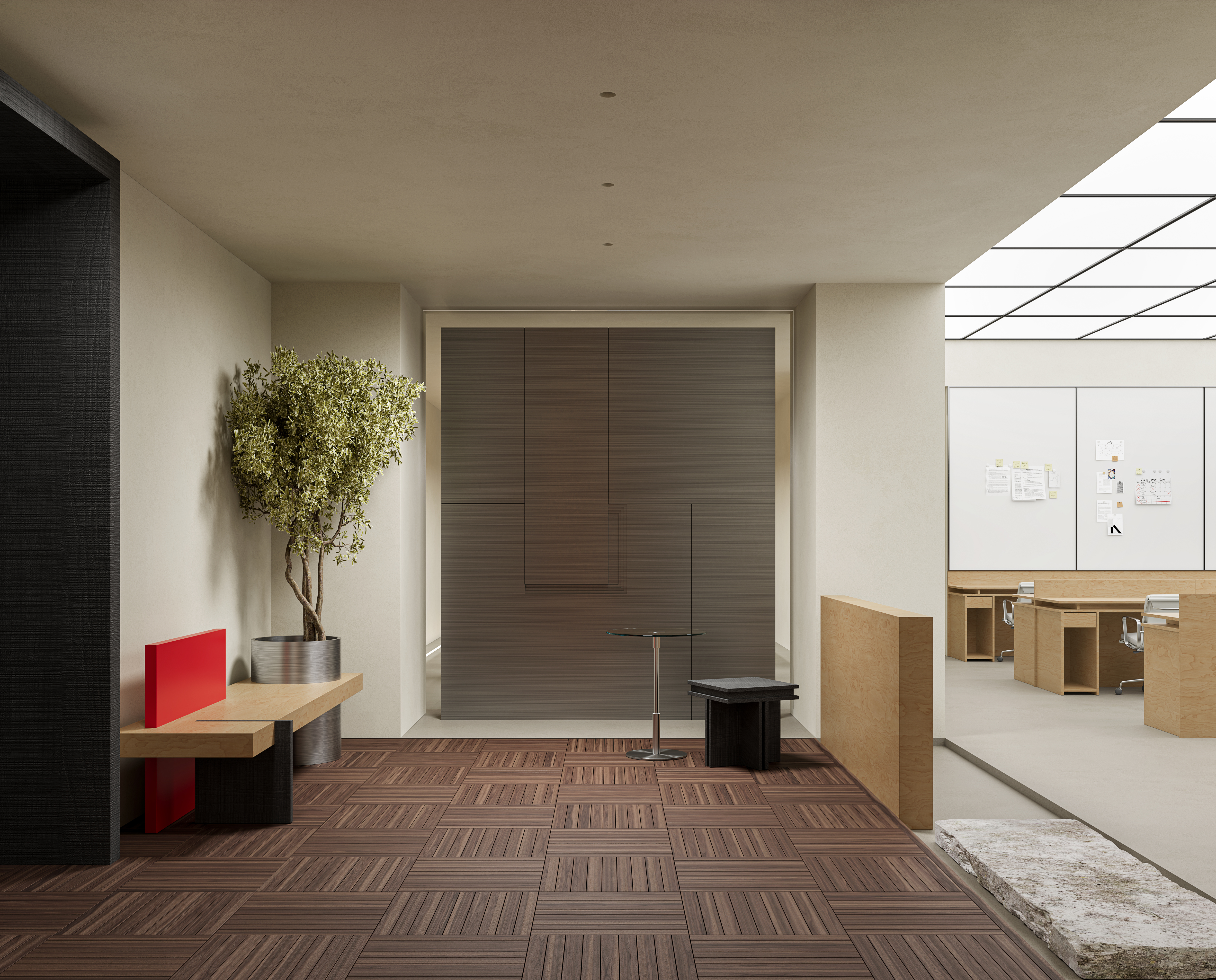 200平方米木作办公室设计方案丨中国合肥丨合肥万物空间建筑设计有限公司-22