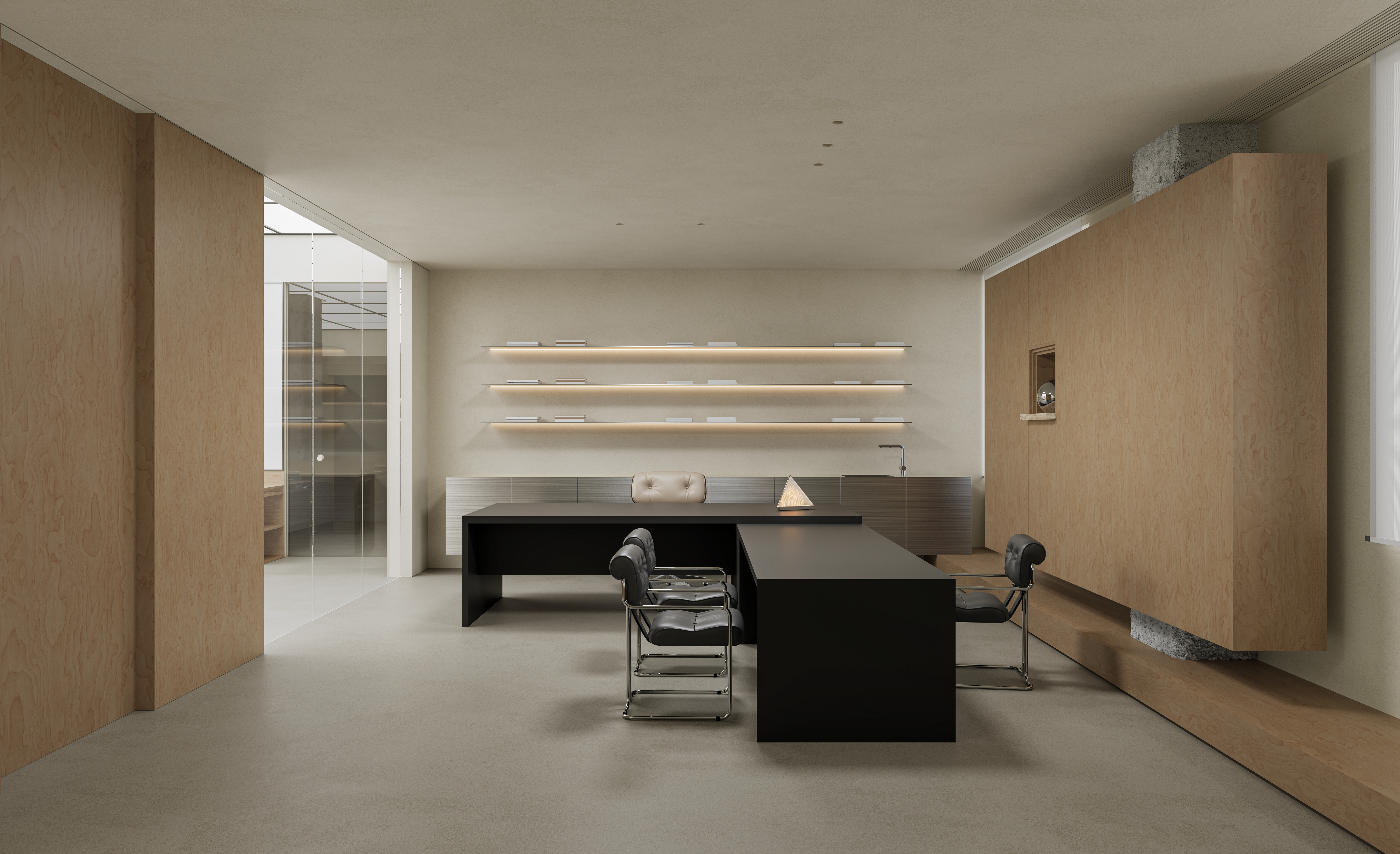 200平方米木作办公室设计方案丨中国合肥丨合肥万物空间建筑设计有限公司-25