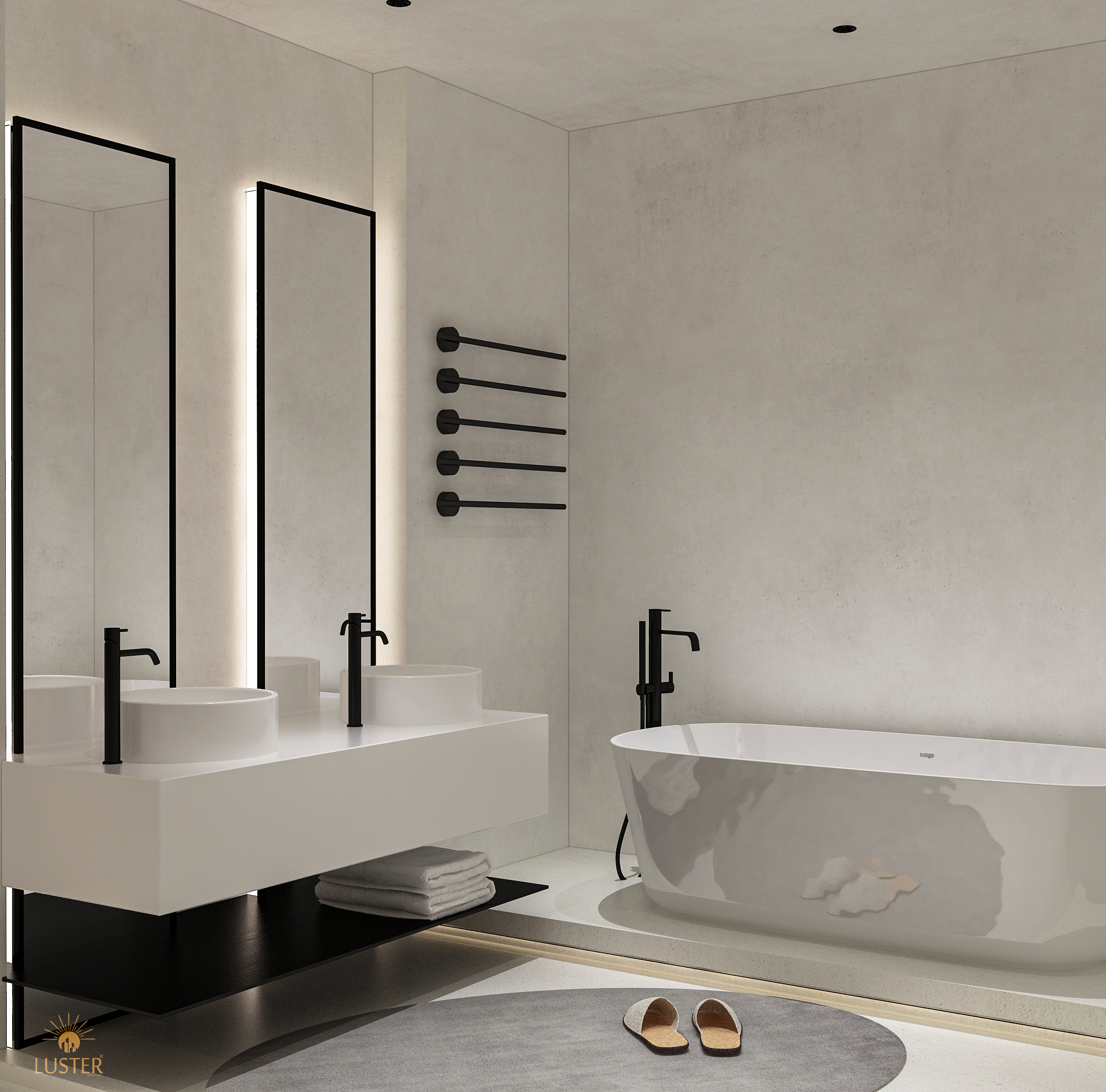 阿联酋极简主义浴室丨Mahmoud abd elmajied-8