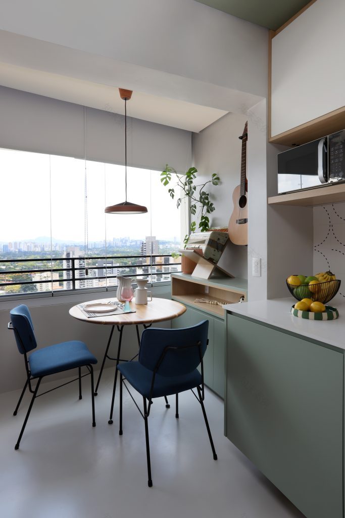 Butantã 26m² 工作室空间与情感装饰设计-12