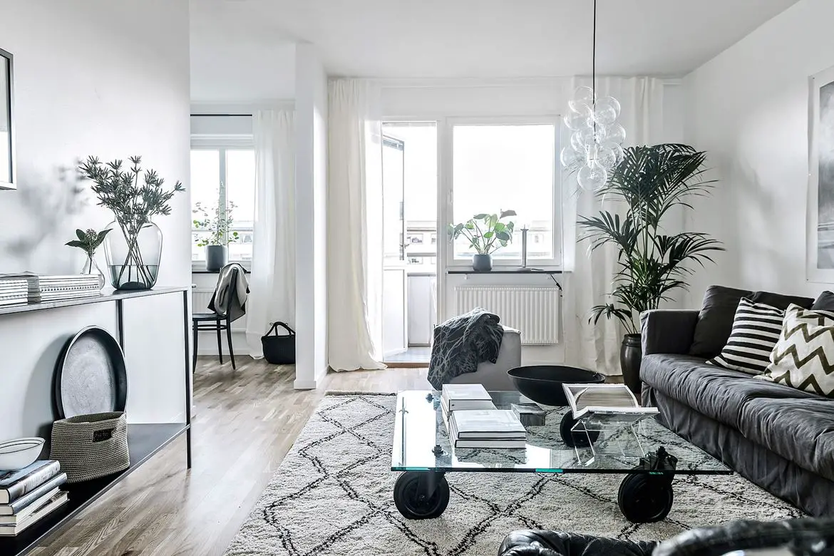 50 年代复古风家居，黑白演绎亲子空间-2