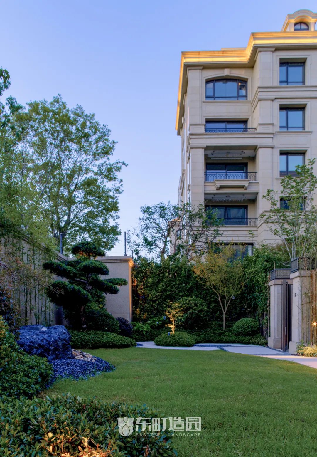 上海 70㎡中式庭院 | 枯山水涟漪映罗汉松-52