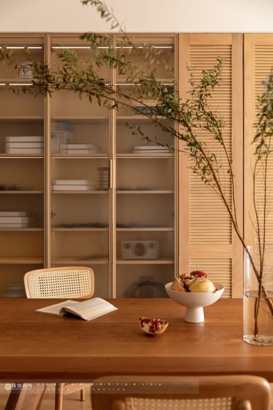 100 平旧房改造日式温馨家丨琢信装饰-16