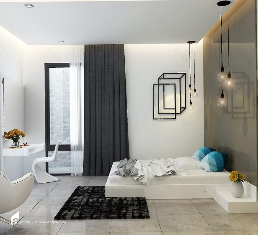 现代越南四层文化画廊设计-25