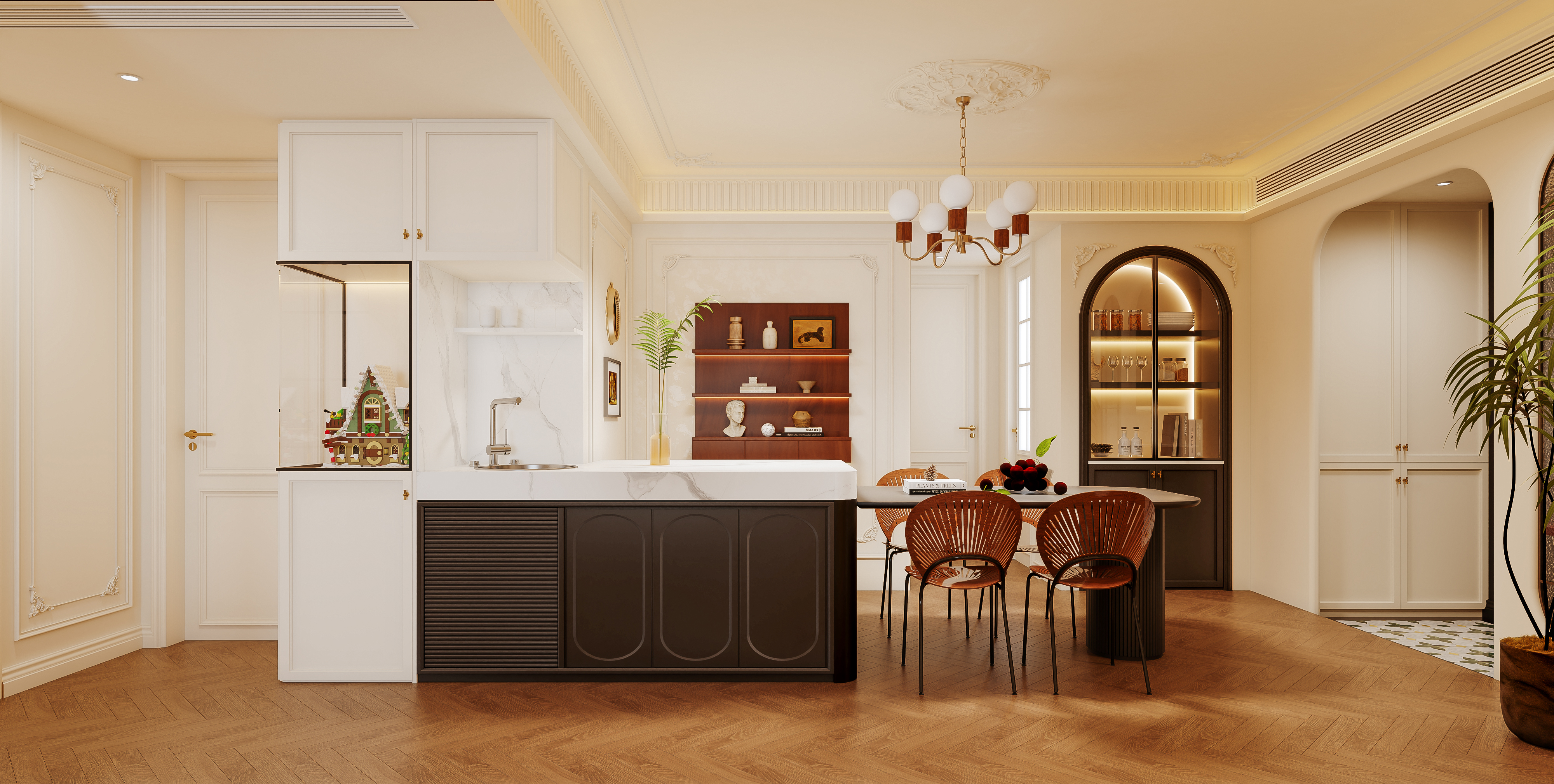 新华路法式中古公寓空间设计-3