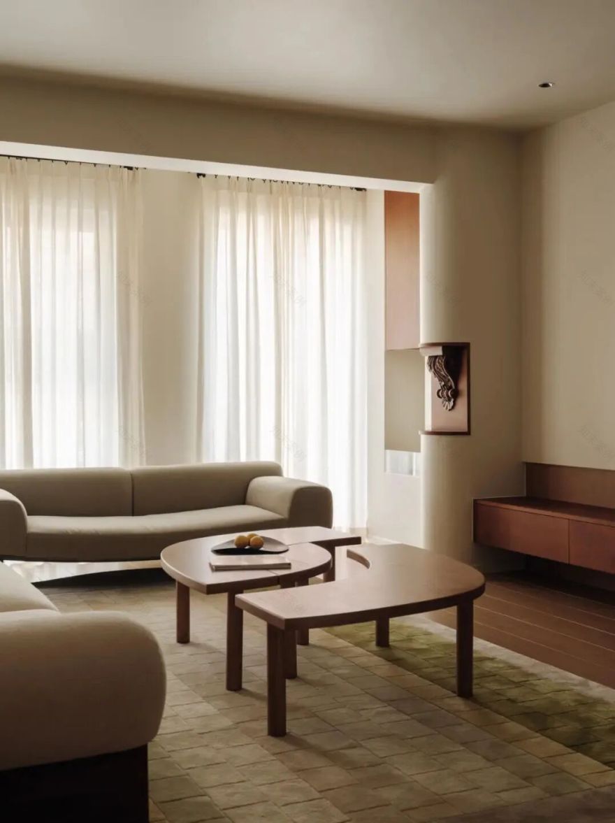 135㎡木色暖调松弛家私宅设计丨中国重庆丨苑邸设计-7