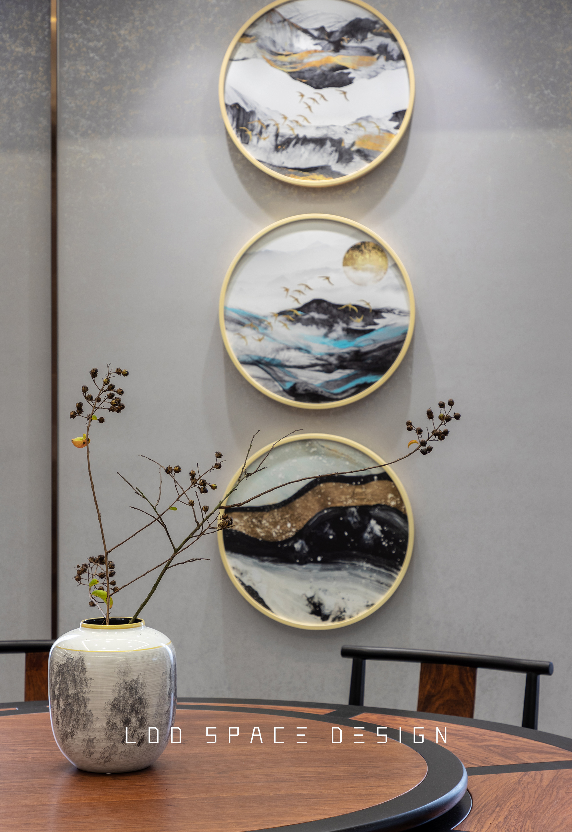 现代中式风格自建房设计丨中国丨周良艺术空间设计-13