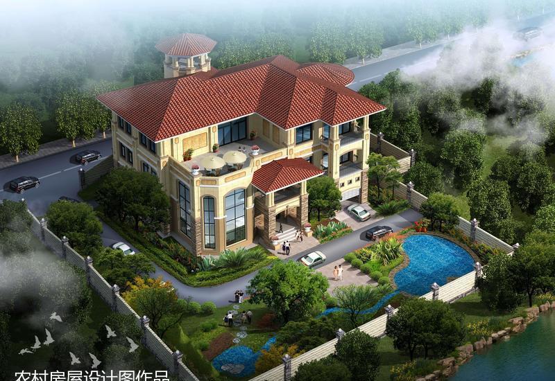 欧式豪华复式别墅设计,尽显典雅与精致-0